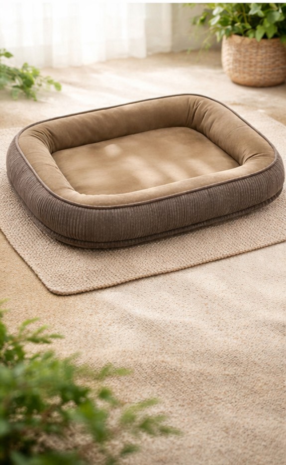 Plush Dog Bed  Sizes M/L