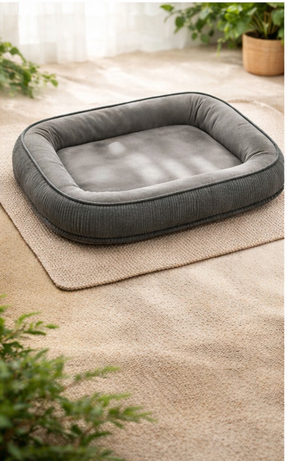 Plush Dog Bed  Sizes M/L