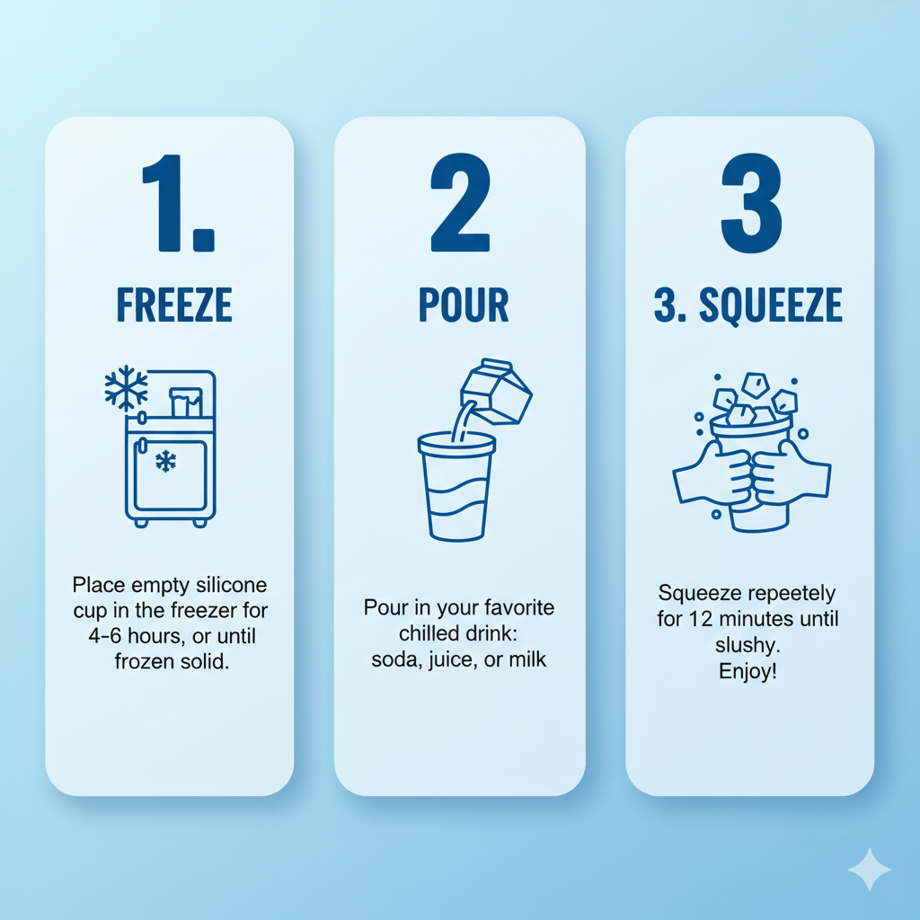 500ml Large Capacity Slushy Cup