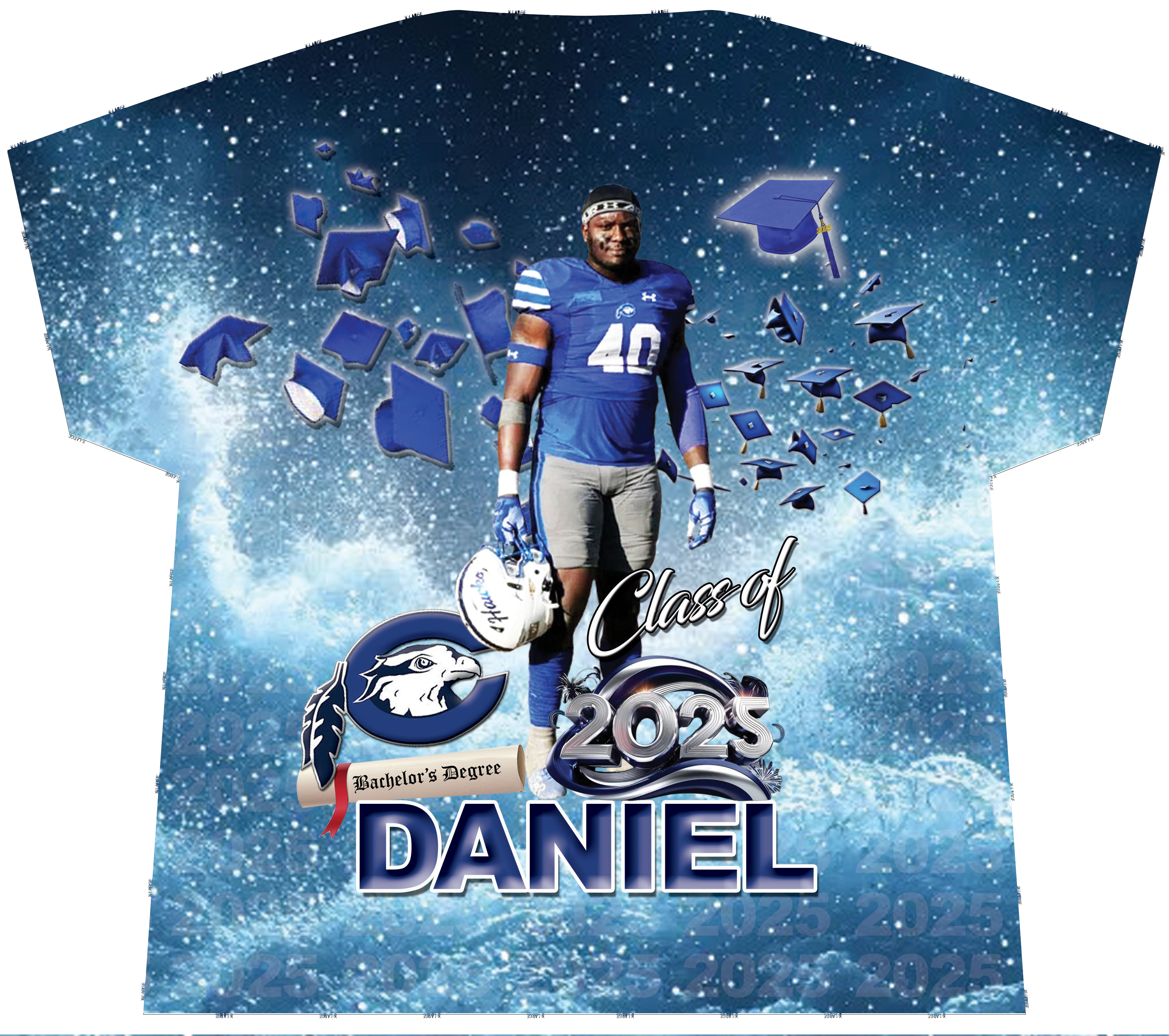 Chowan College Class of 2025 Graduation T-Shirt