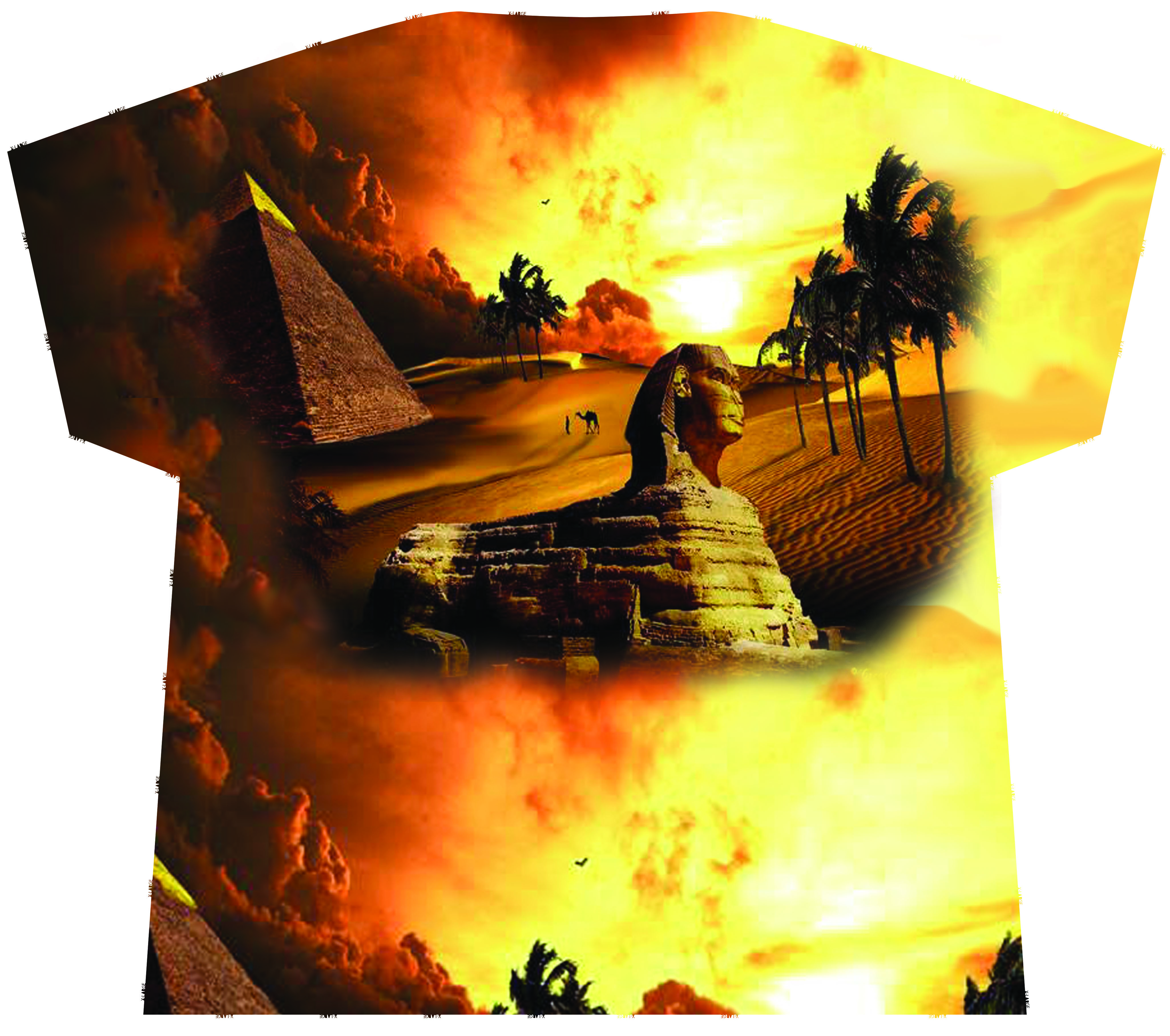 Egyptian Sunset Sphinx T-Shirt