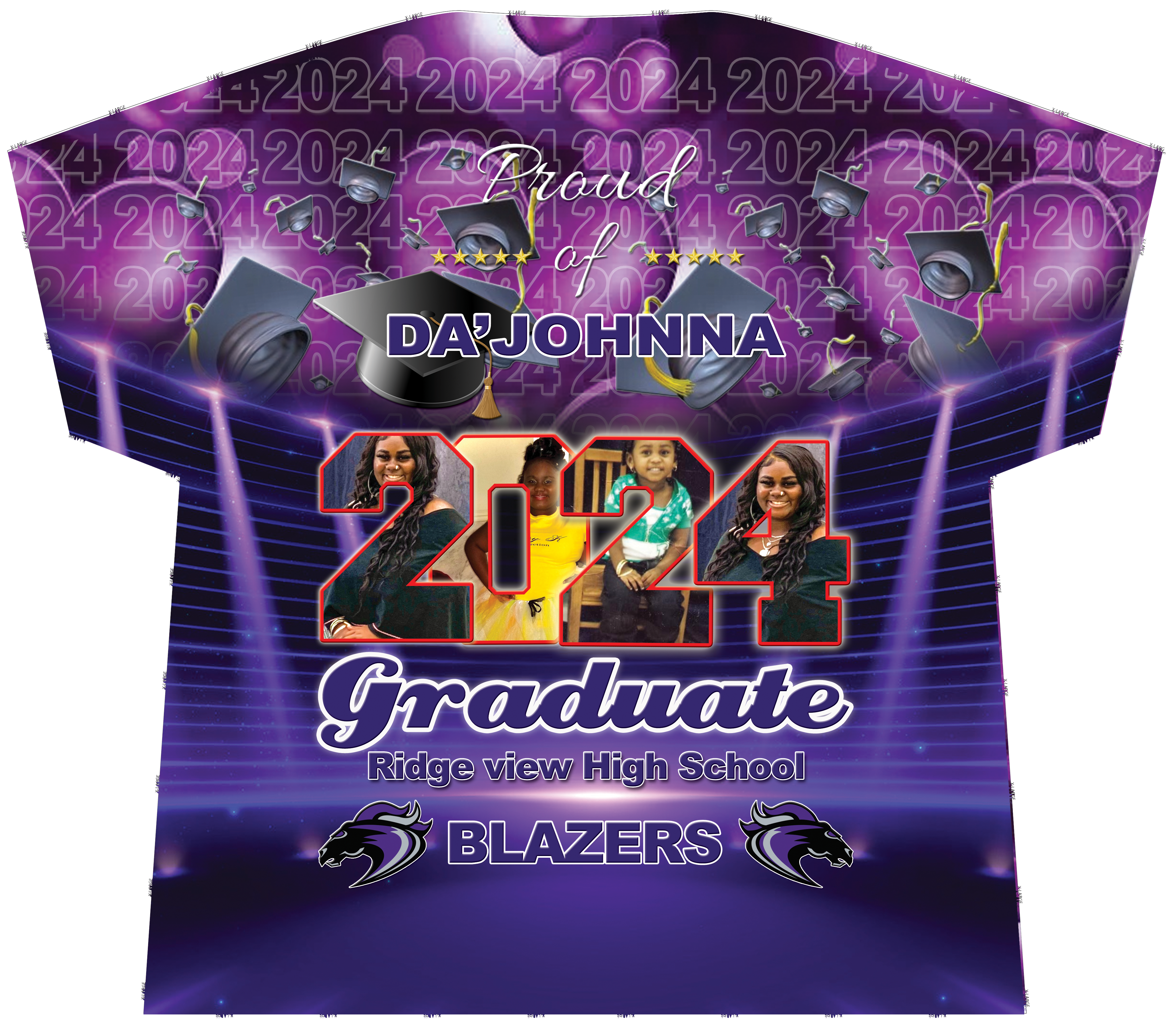 Custom 2024 Graduation Shirt