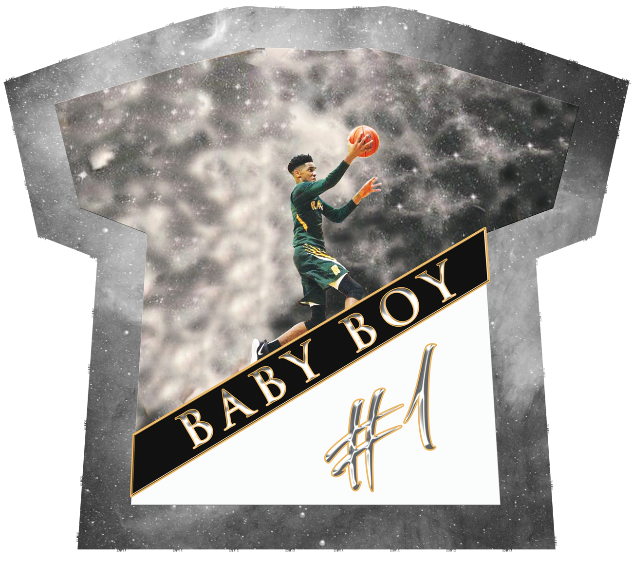 Basketball Baby Boy Graphic Tee