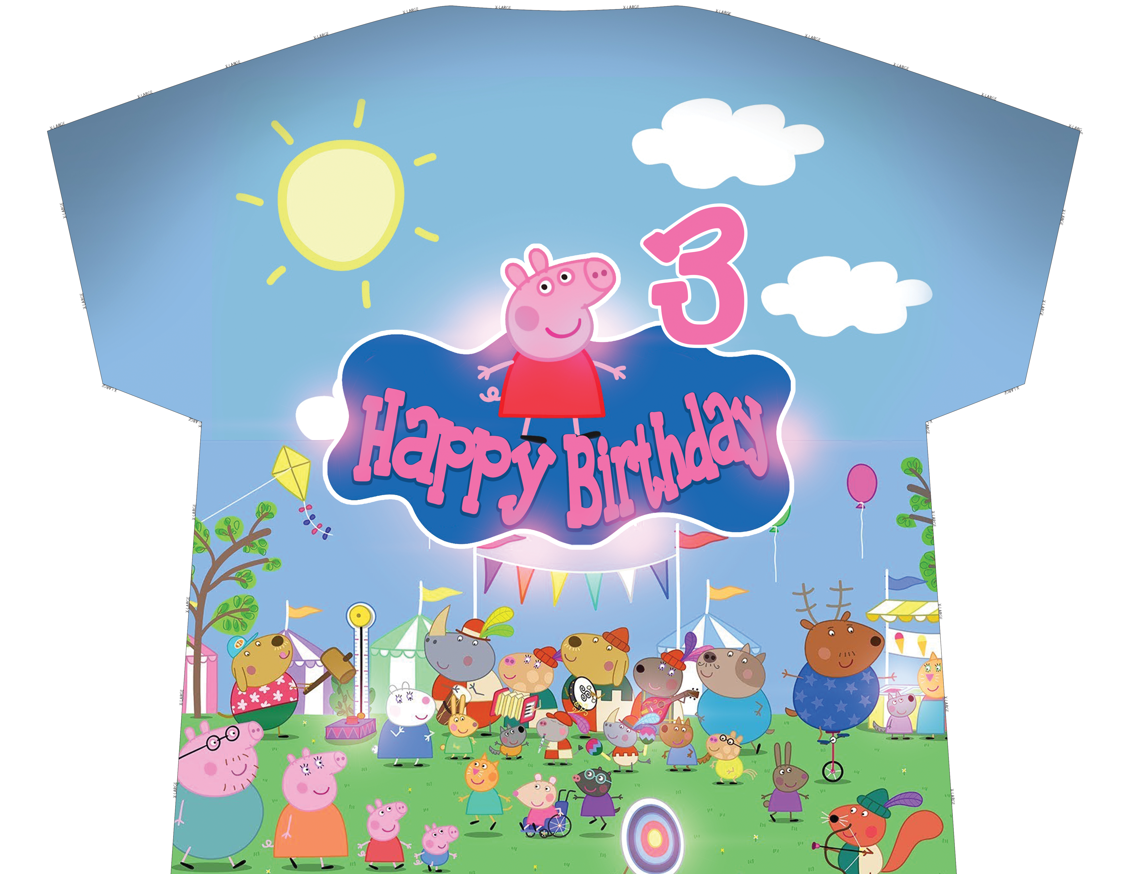 Personalized Peppa Pig Kids T-Shirt