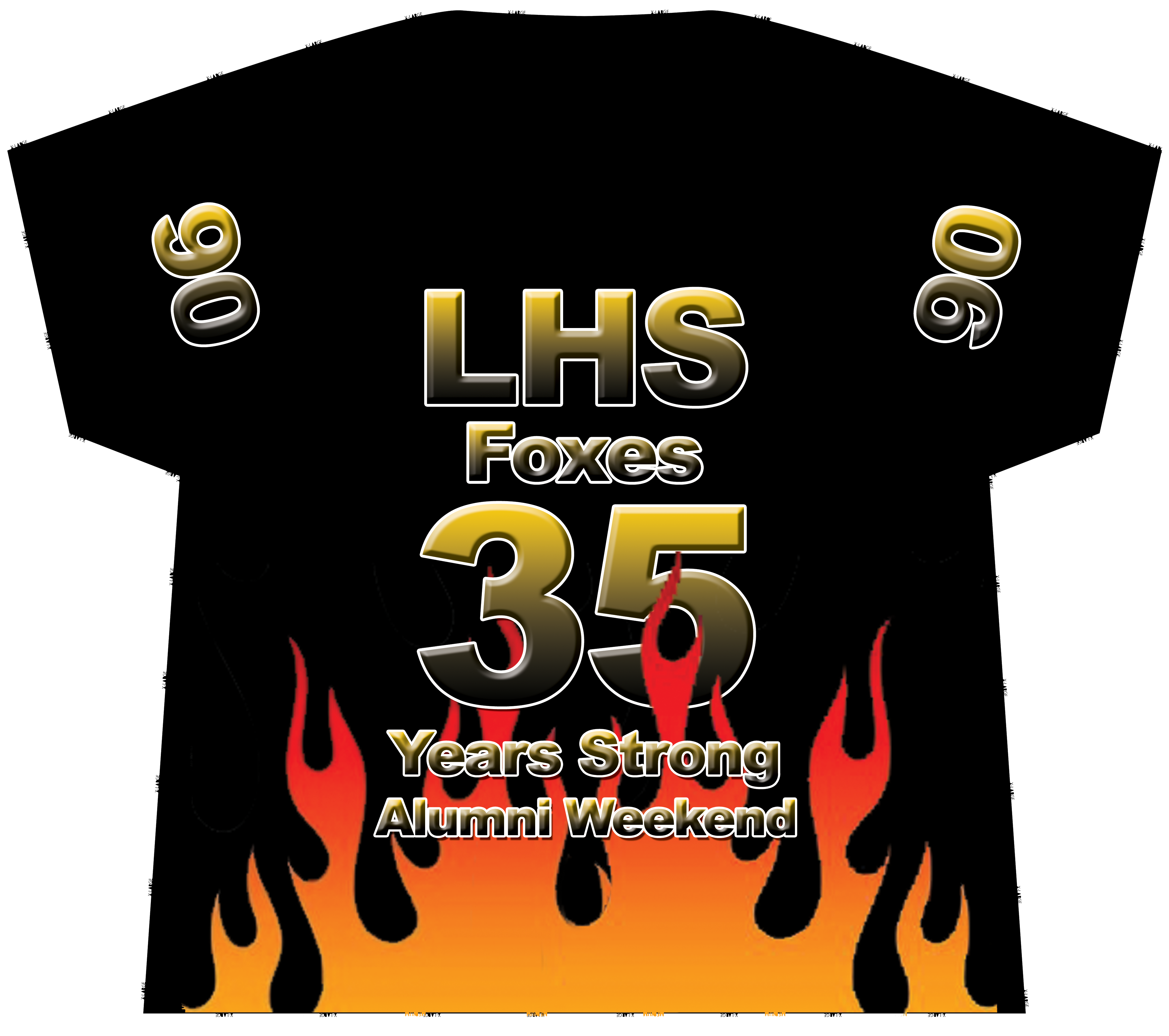 LHS Foxes 35th Alumni T-Shirt