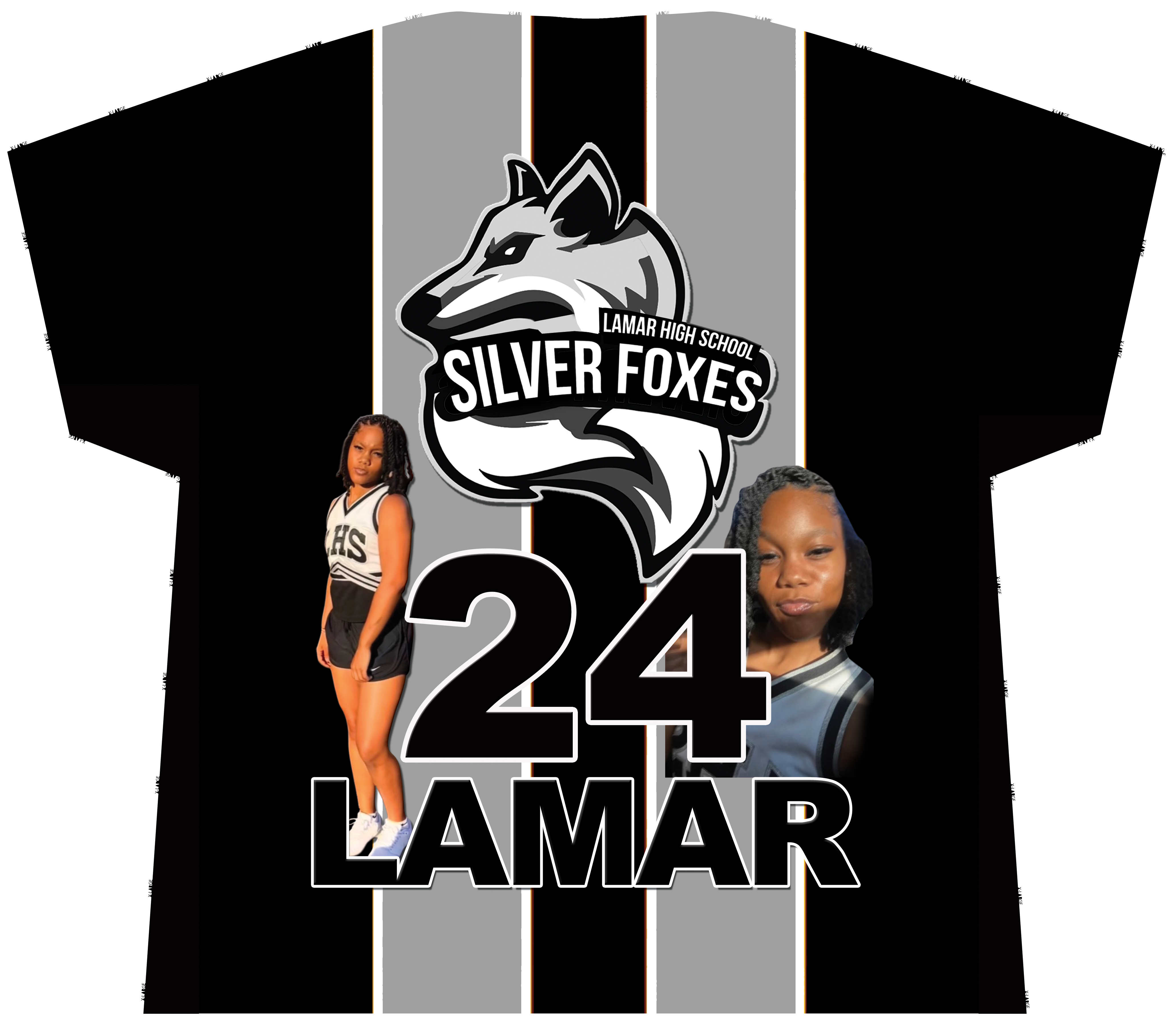 Lamar Silver Foxes Football T-Shirt