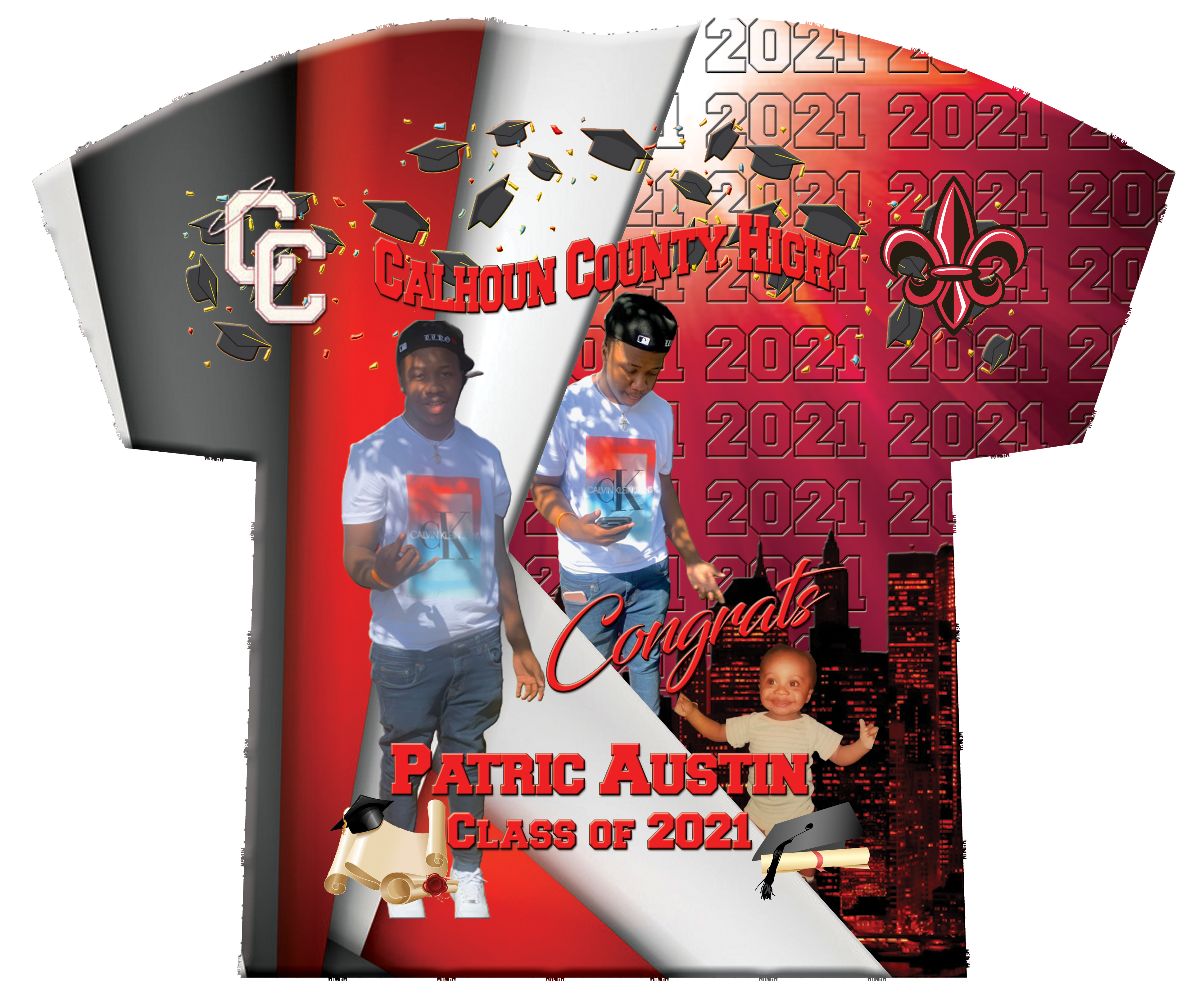 Graduation Custom Photo Tee