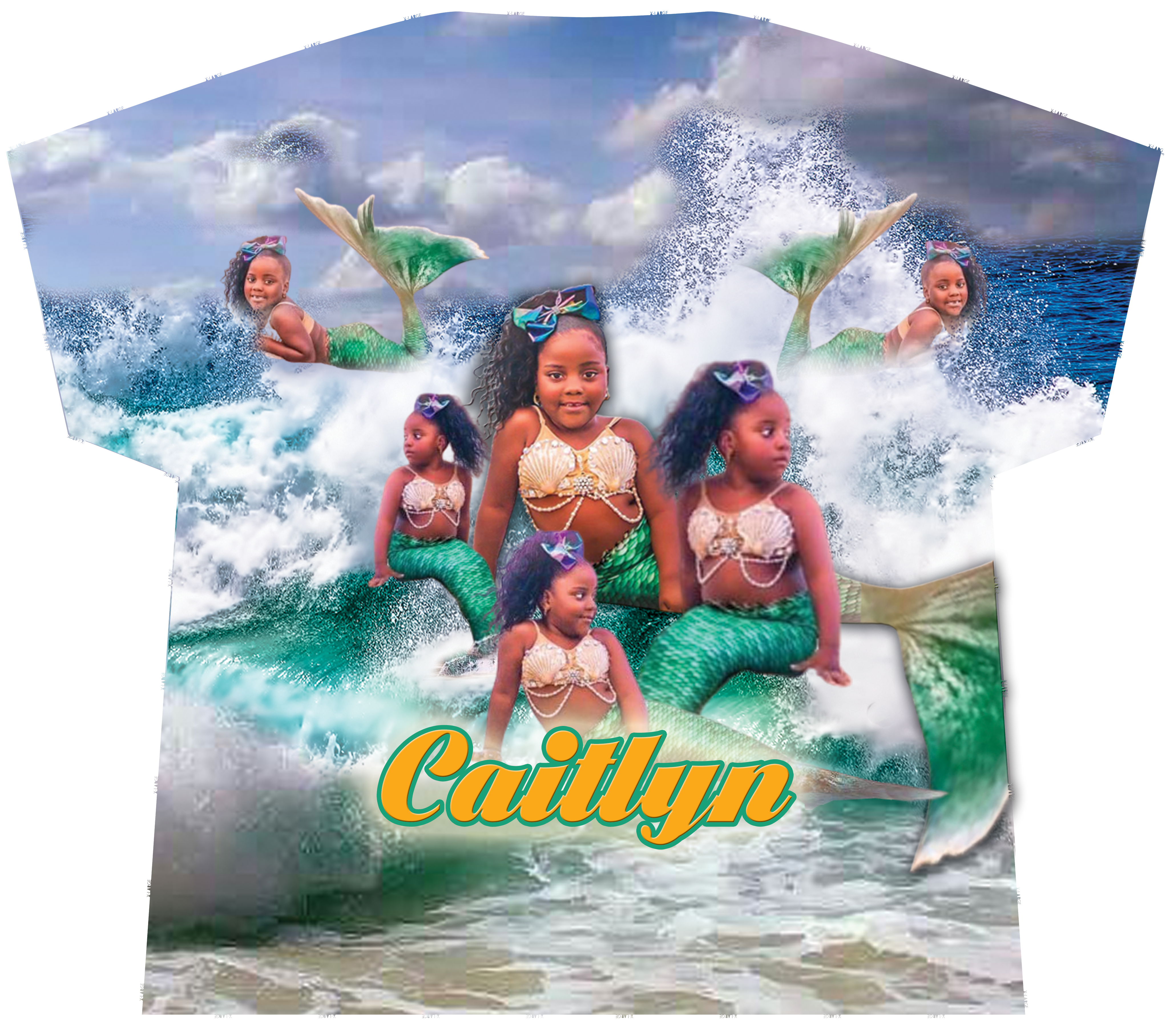 Custom Mermaid Theme T-Shirt