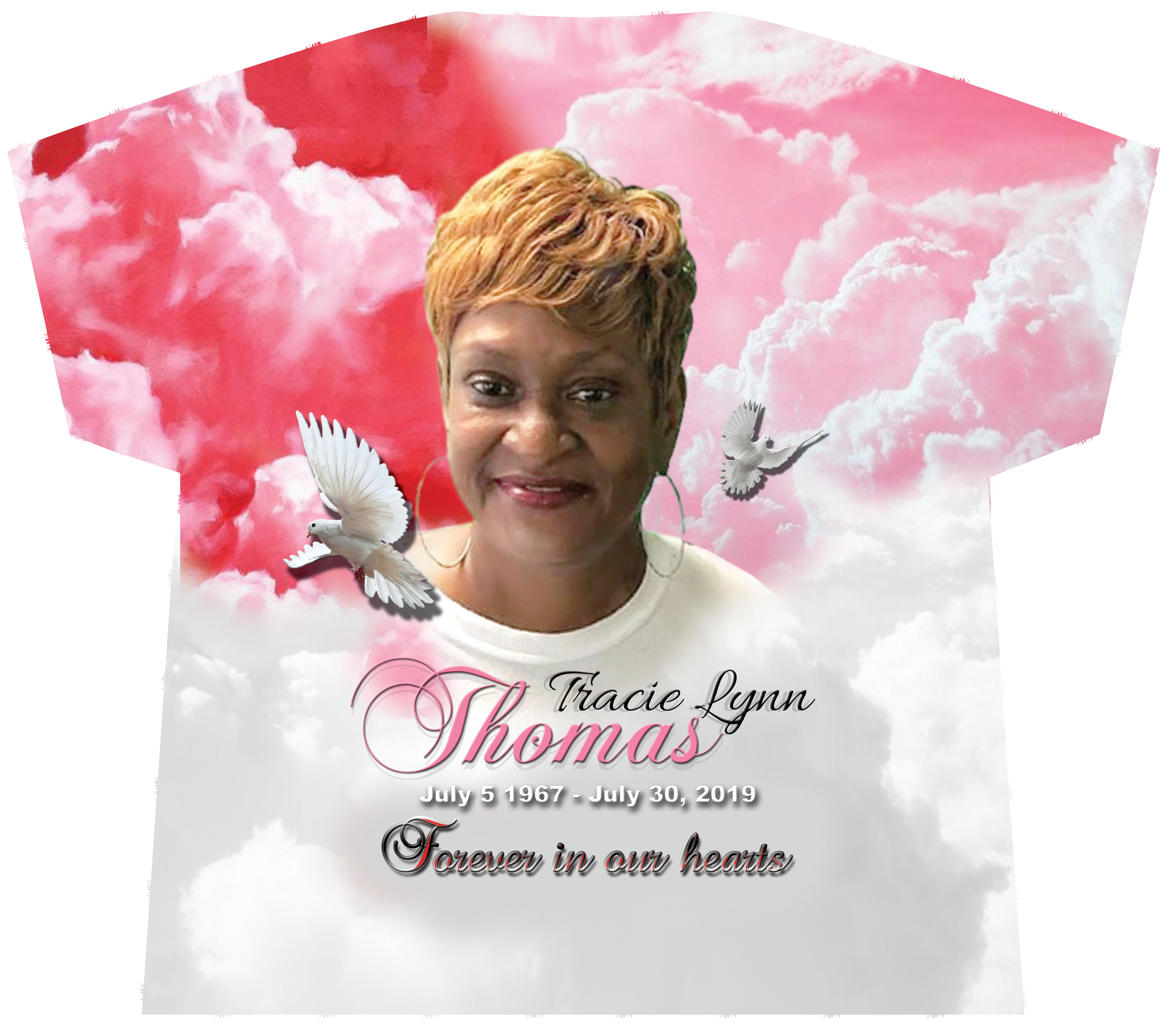 Custom Memorial Tribute T-Shirt