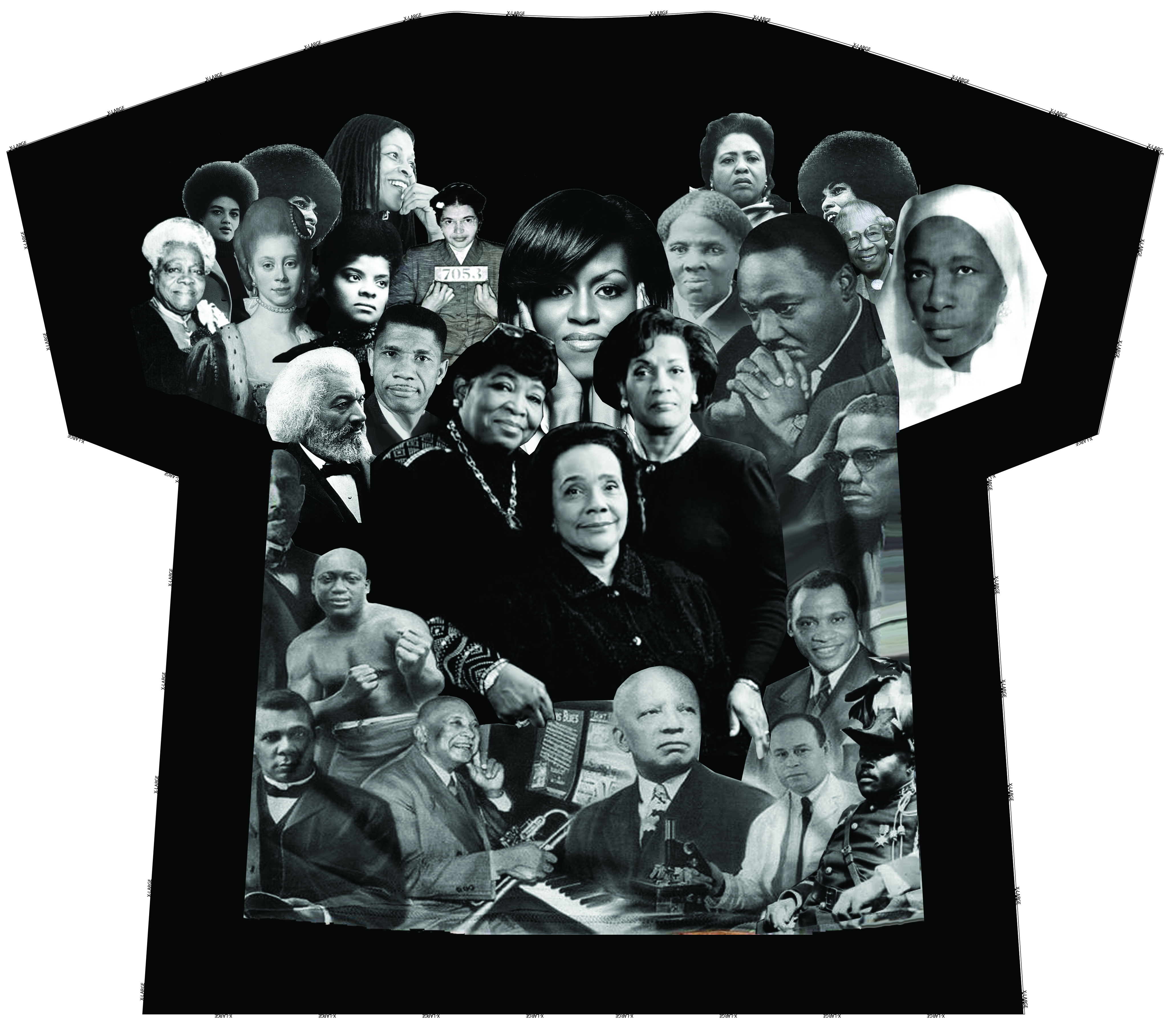 Black History Collage T-Shirt