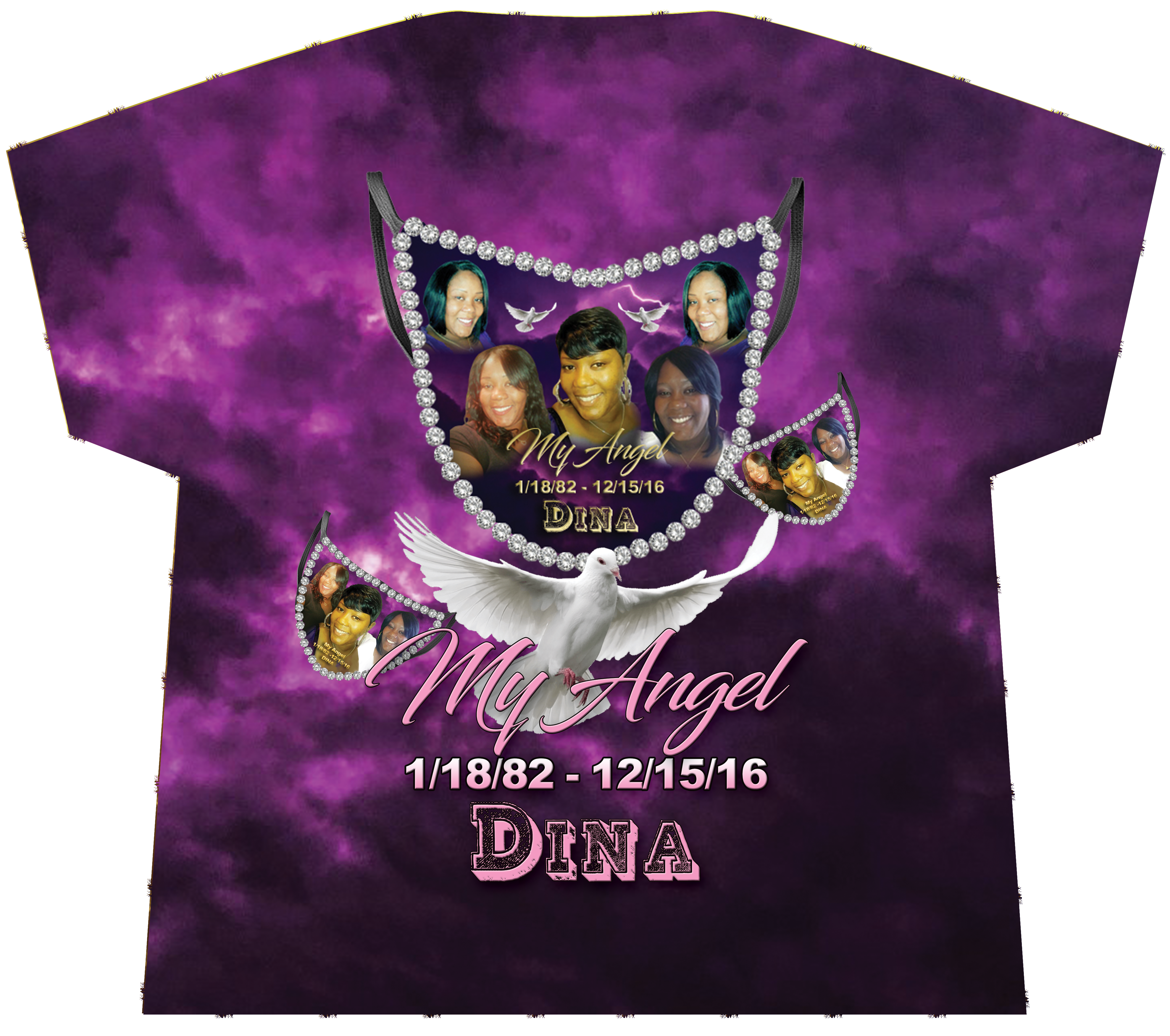 Memorial Angel Tribute T-Shirt