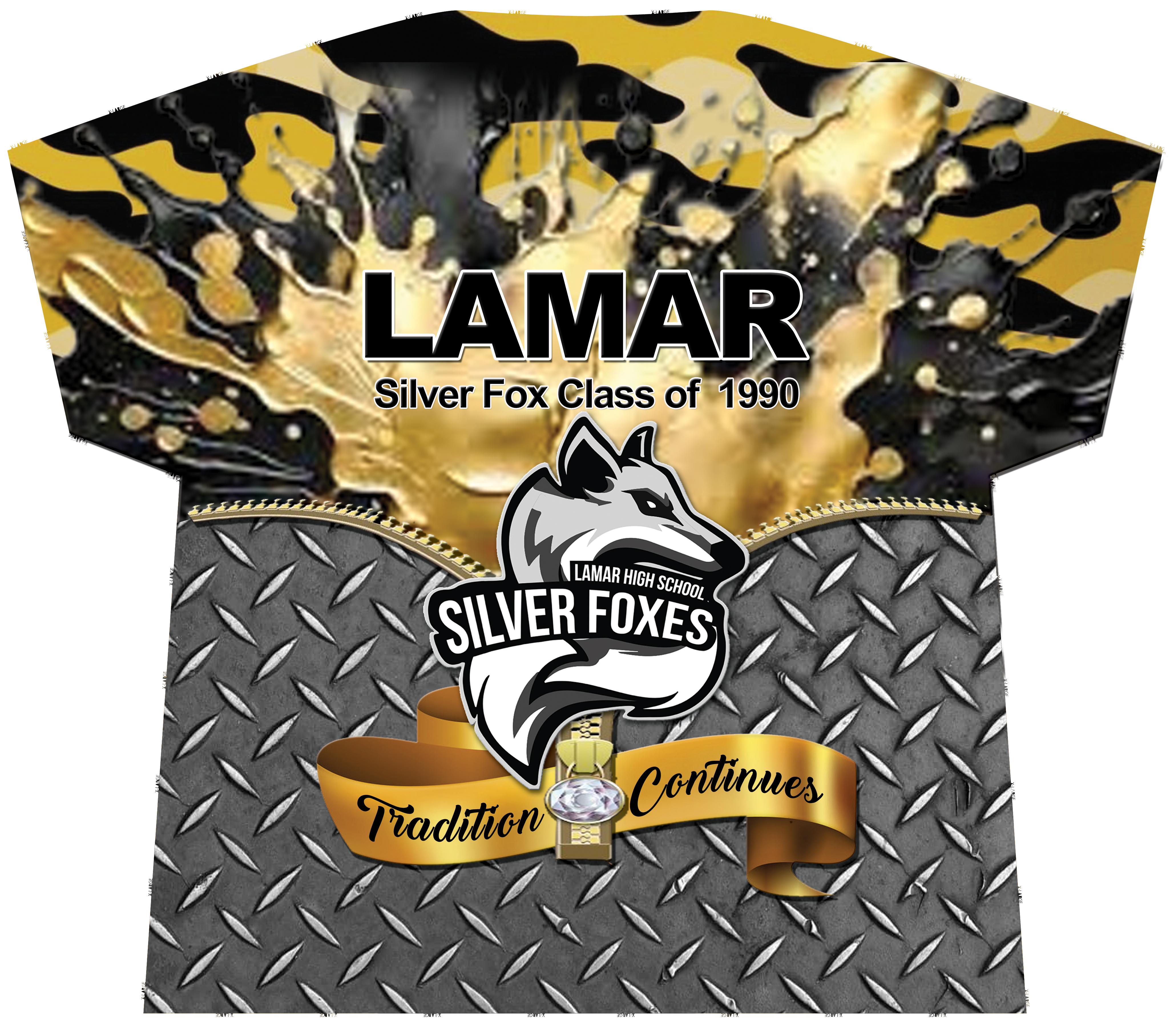 Lamar Silver Foxes Alumni T-Shirt
