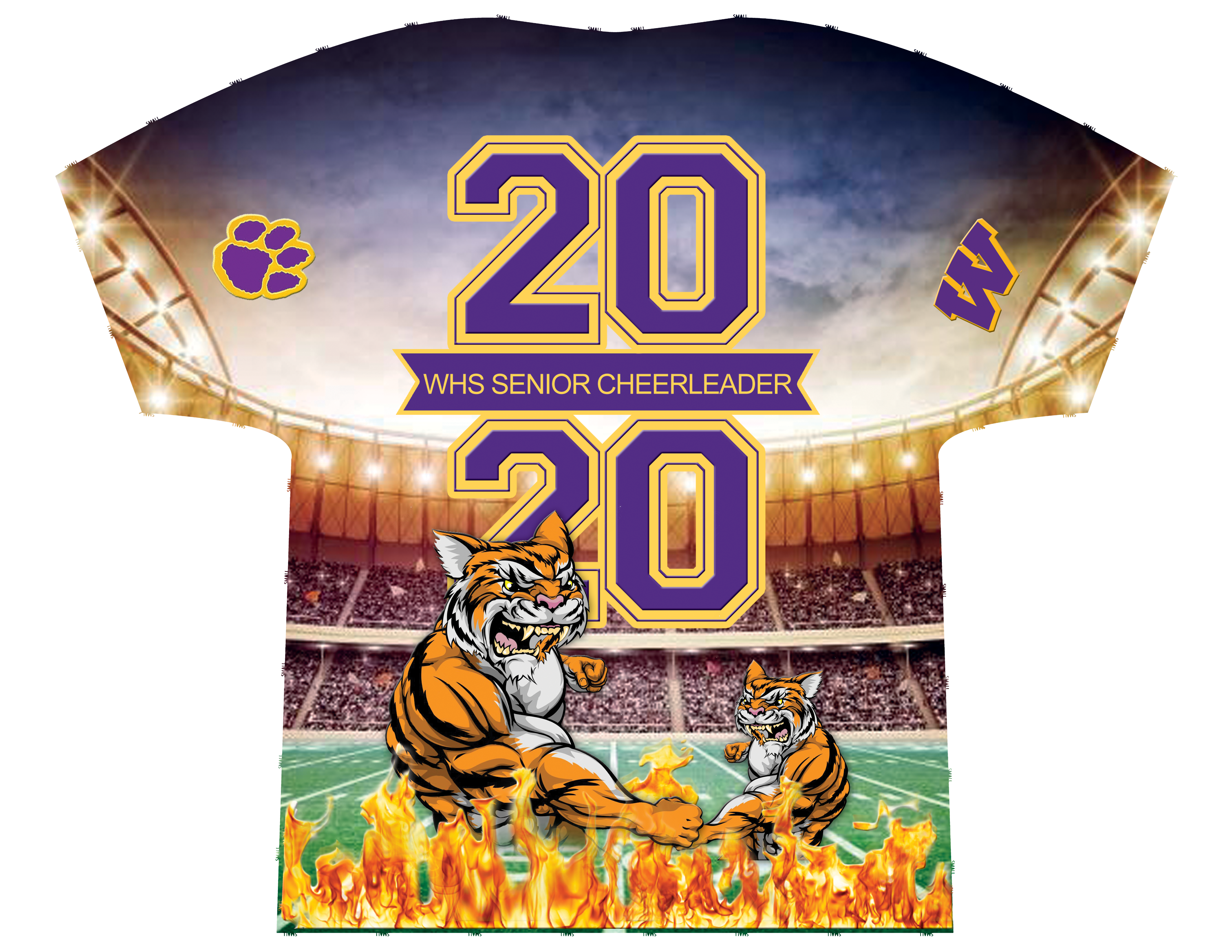 Wilson Tigers Cheerleader T-Shirt