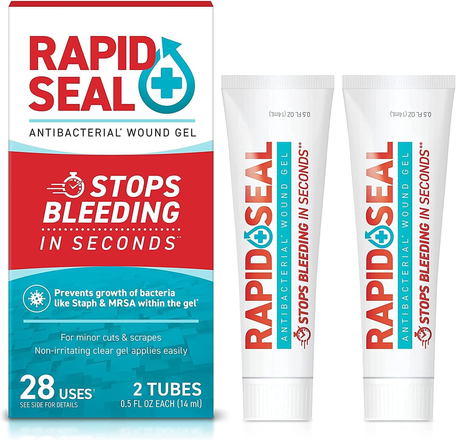 Rapid-Seal Wound Gel to Stop Bleeding Fast 🩹 Emergency First Aid Essential - HSA/FSA Eligible