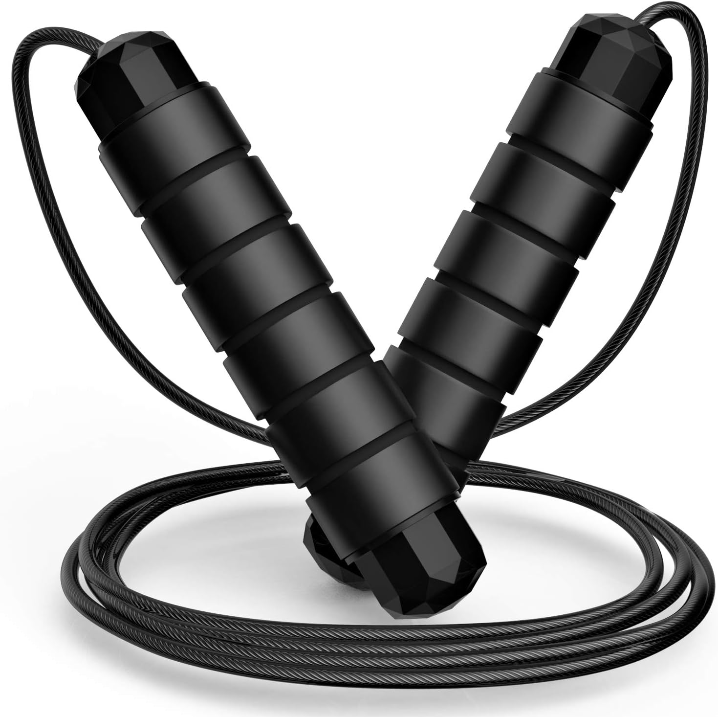 Adjustable Speed Jump Rope for Fitness & Cardio – Tangle-Free Home Gym Workout