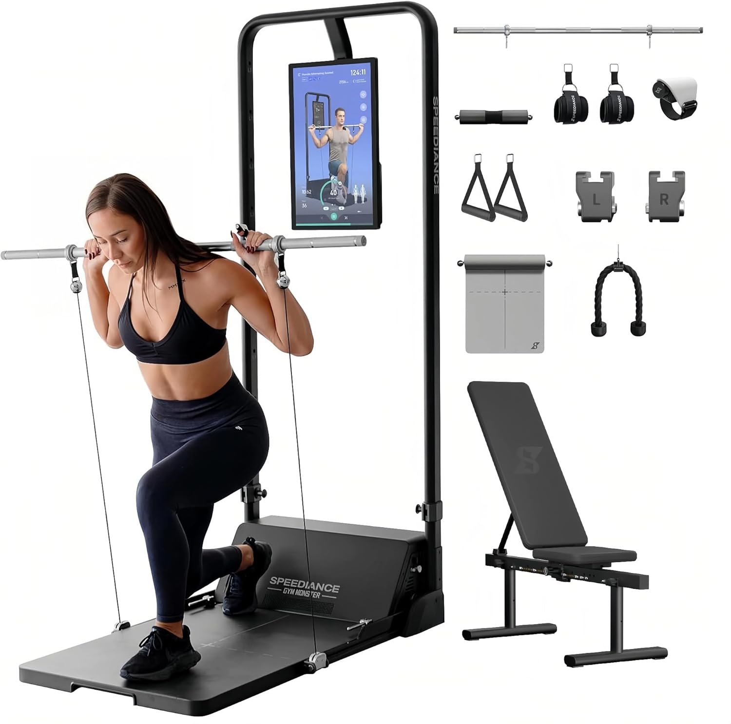 AI Smart Home Gym System – All-in-One Strength Trainer for Full-Body Workouts 🏋️‍♂️💪