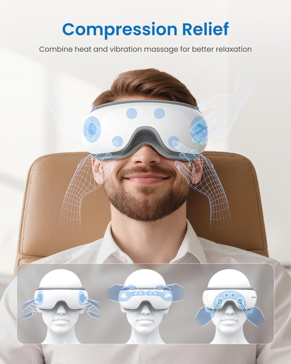 RENPHO Eye Massager with Heat - HSA/FSA Eligible