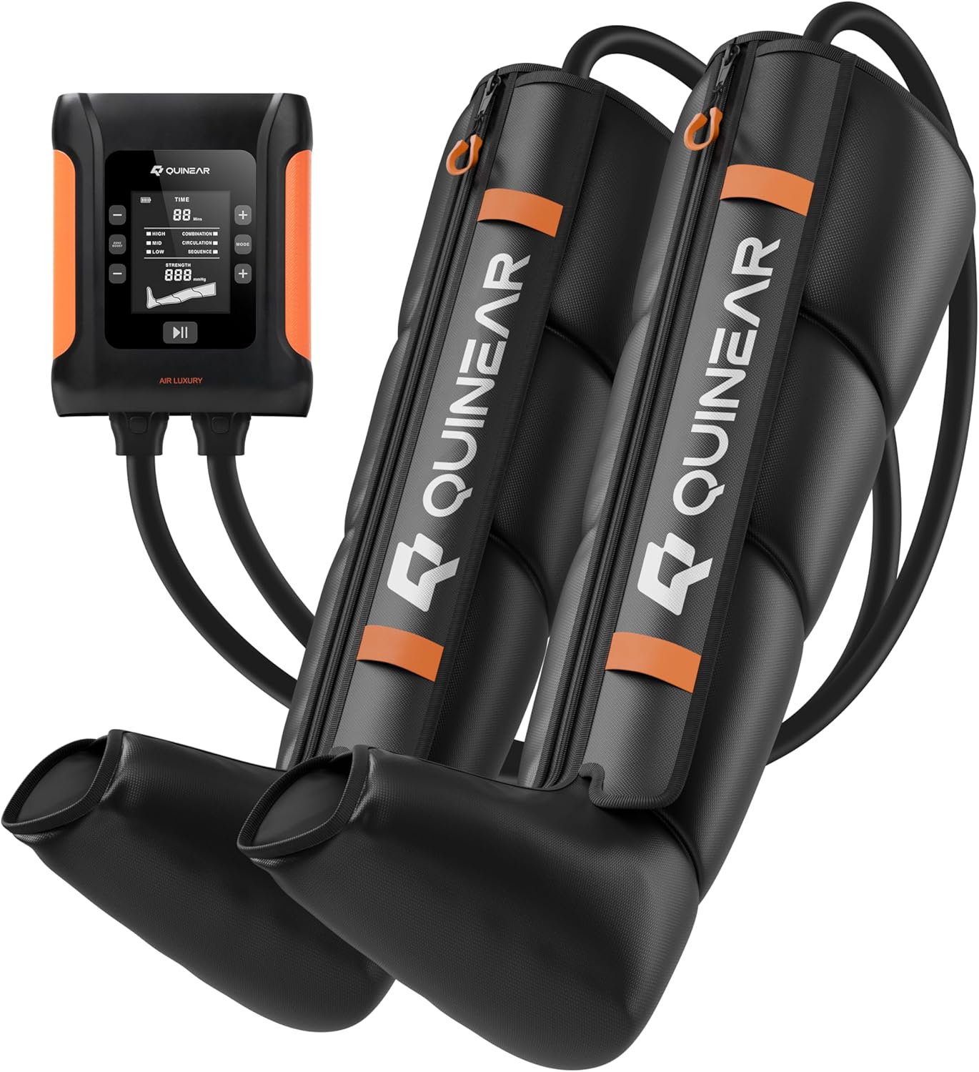 QUINEAR Professional Leg Recovery System, Cordless Air Compression Boots - HSA/FSA Eligible