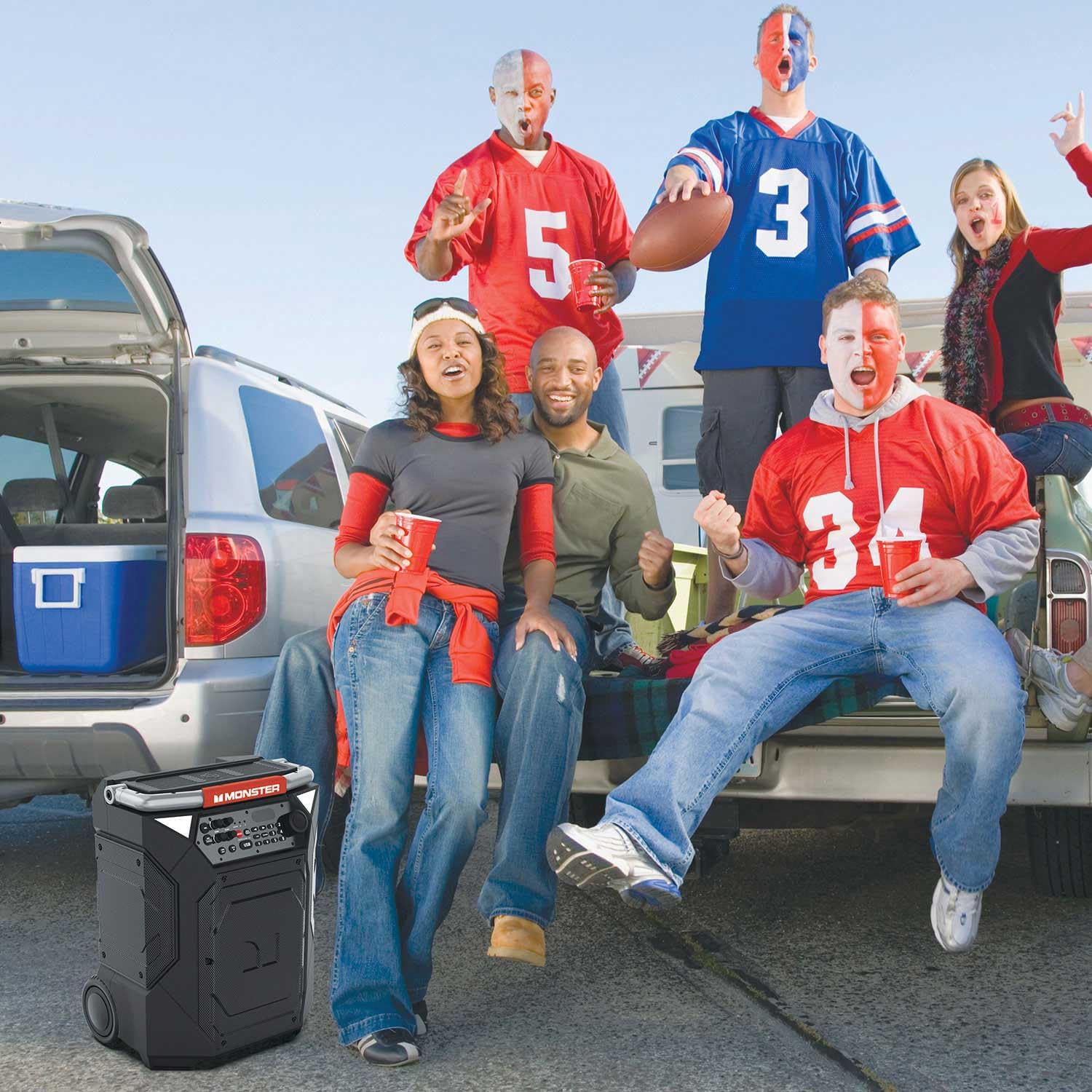 Monster Rockin’ Roller 360 Portable Bluetooth Speaker – 240W Outdoor Party Sound System 🔊