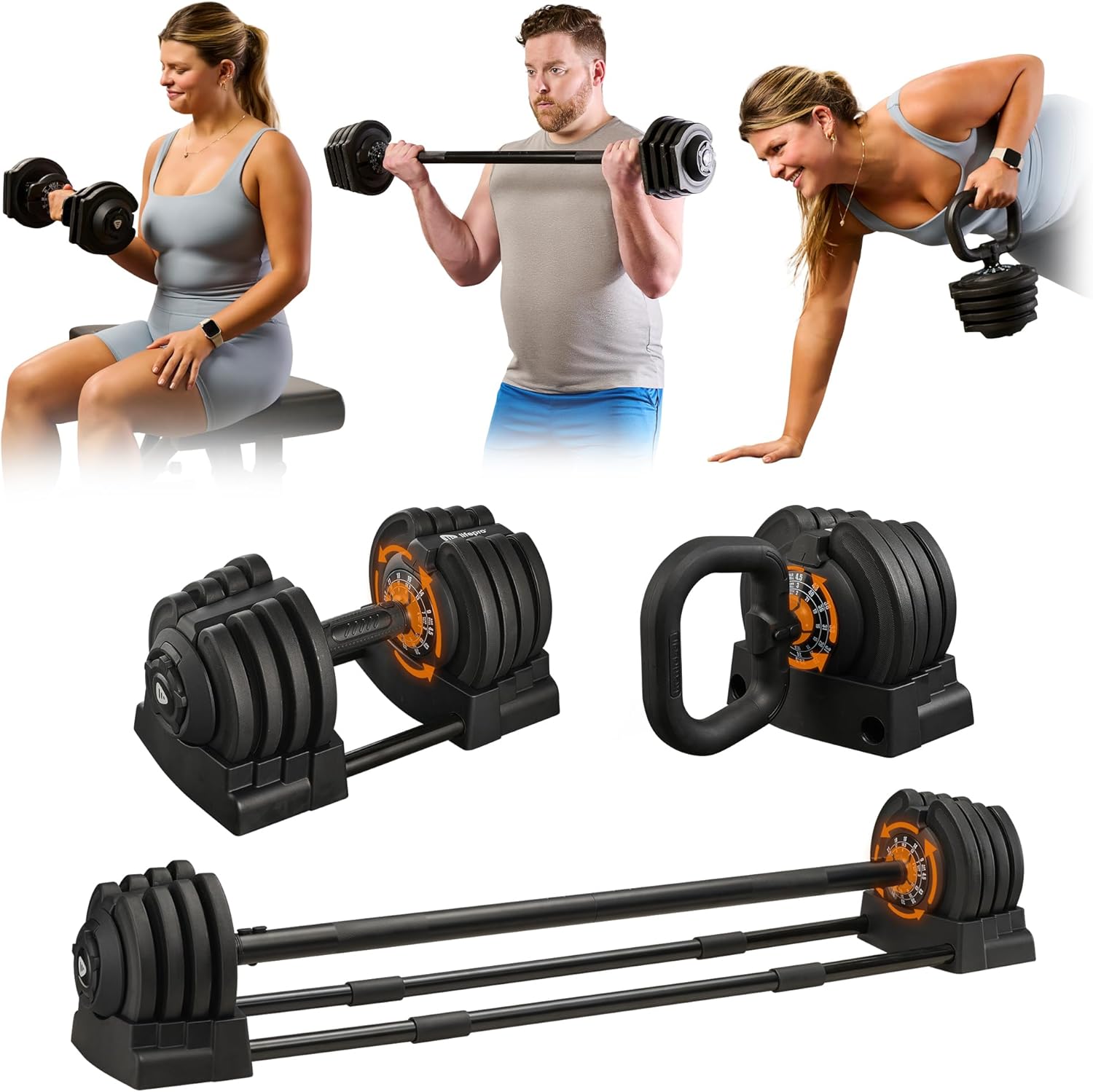Space-Saving Adjustable Weights for Home Fitness Workouts