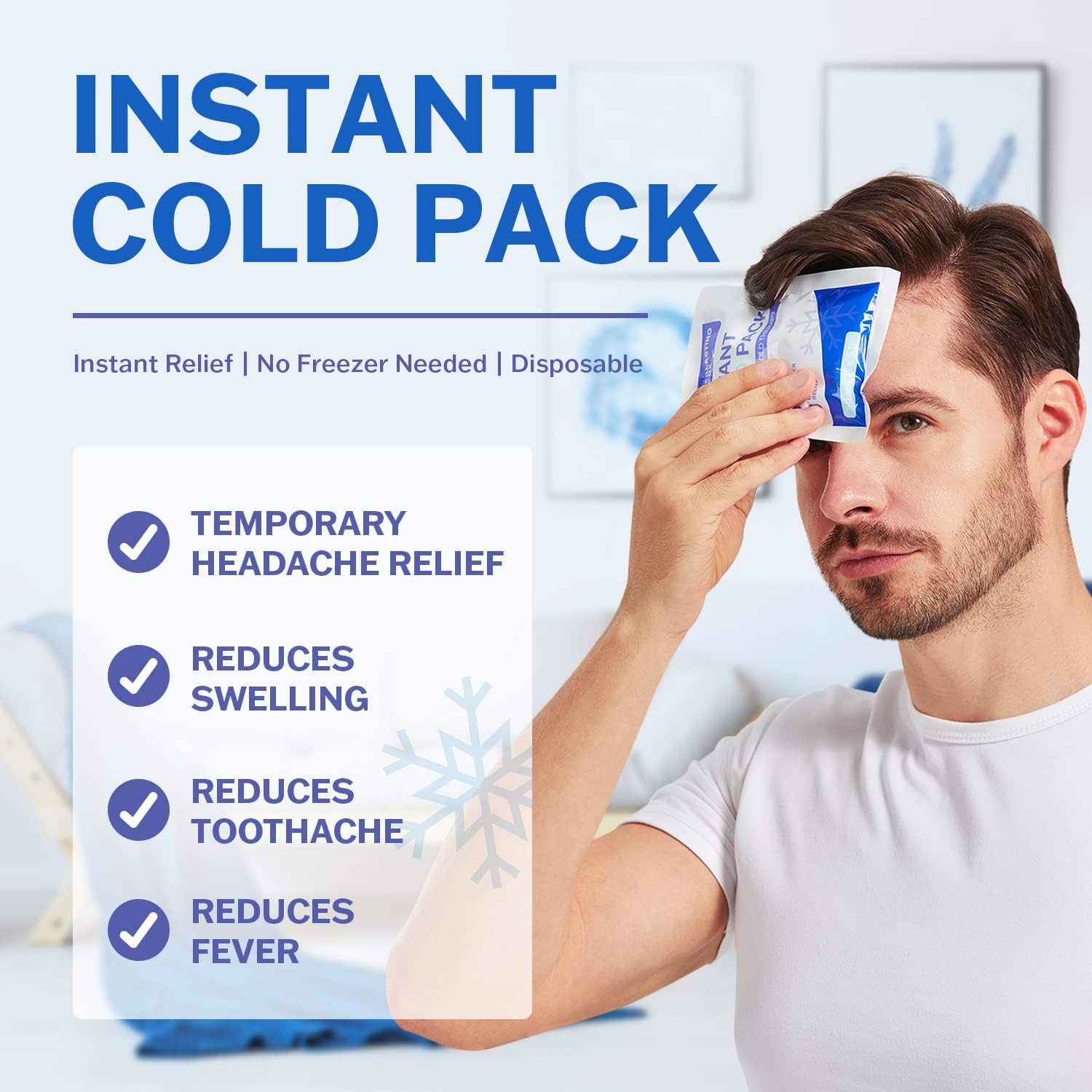 Everlasting Ice  - Instant Ice Packs for Athletes, Coaches & First Aid Kits - HSA/FSA Eligible