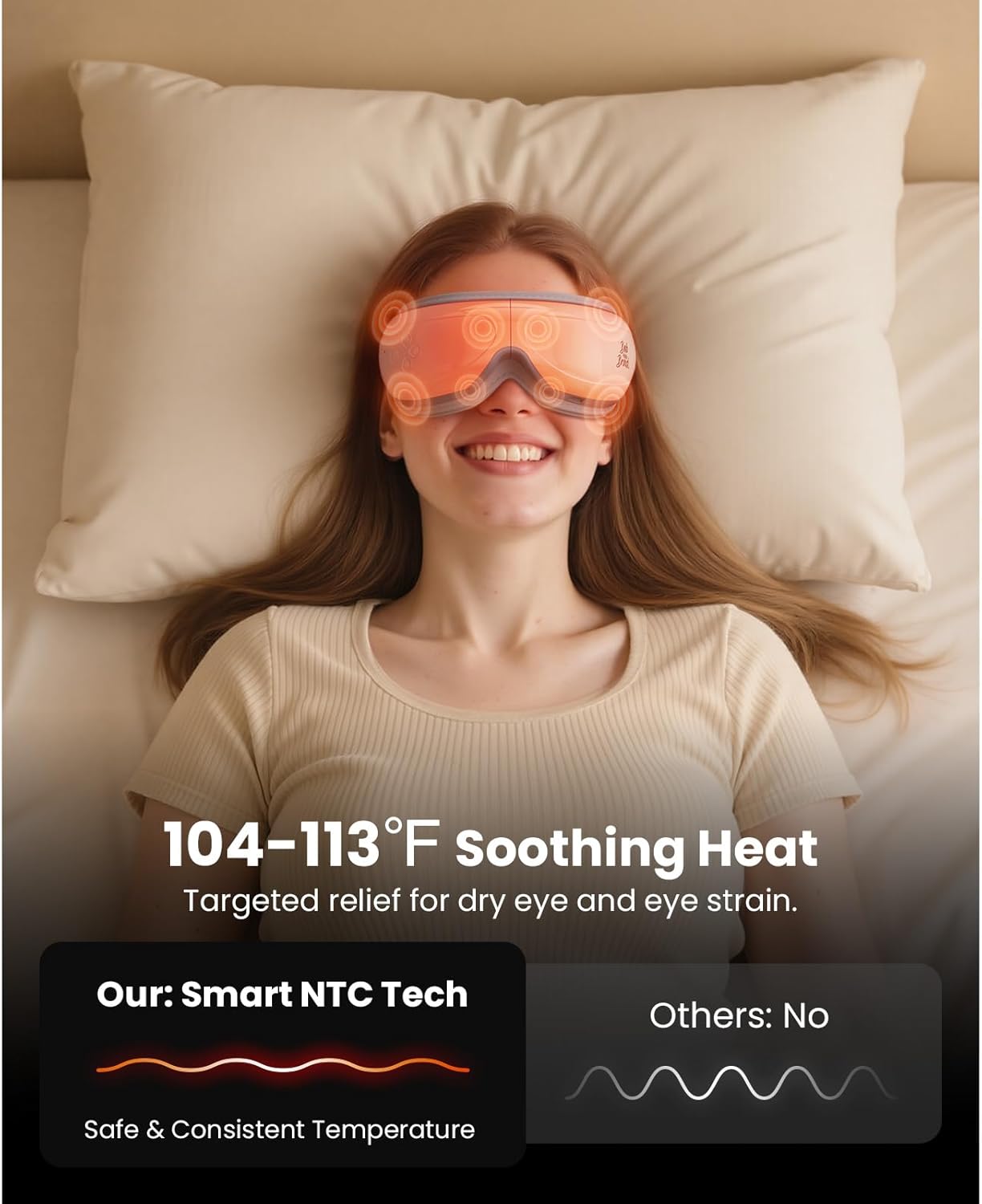 Bob and Brad Eye Massager with Heat – Migraine, Dry Eye & Eye Strain Relief - HSA/FSA Eligible 