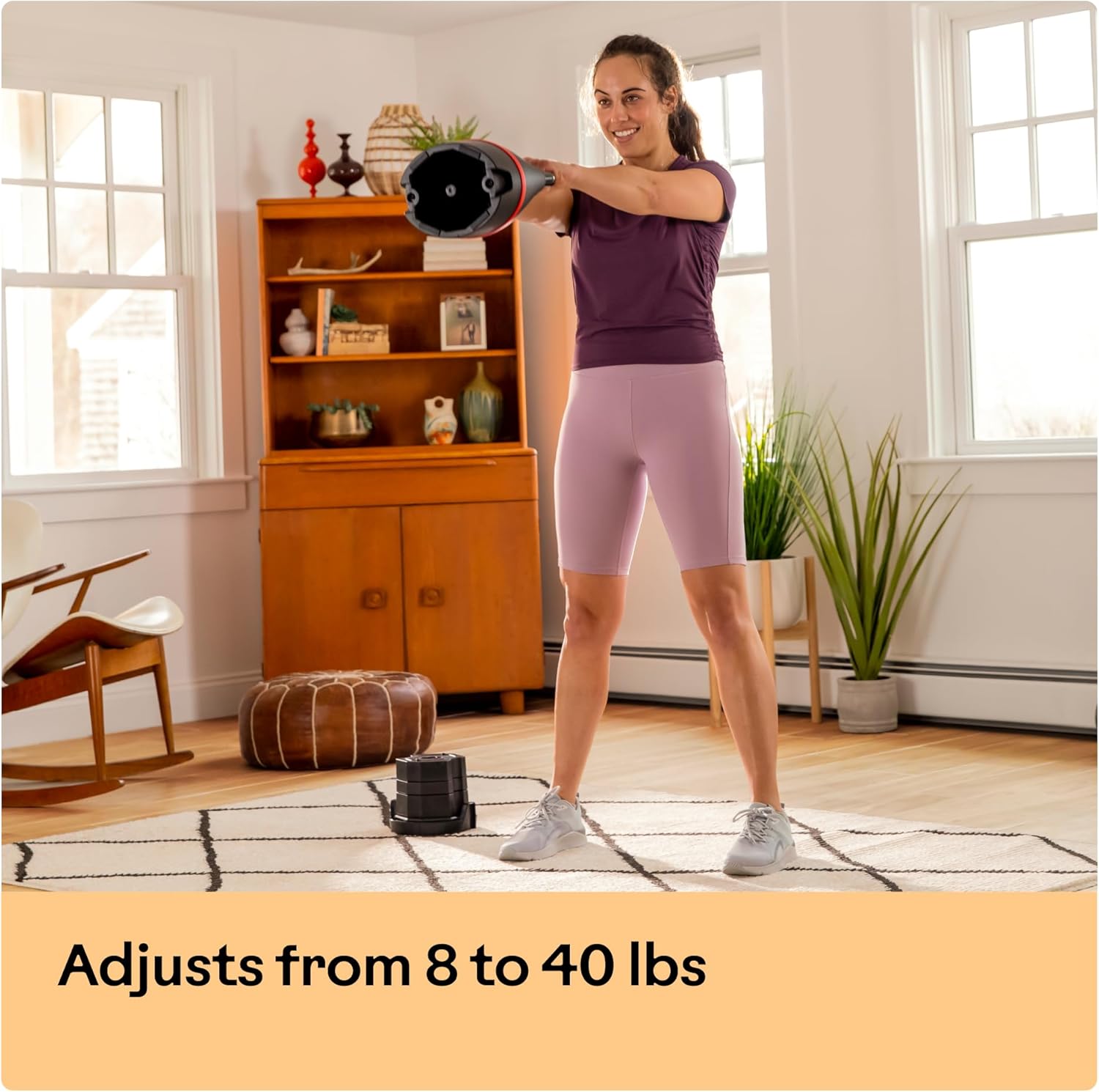 BowFlex SelectTech 840 Adjustable Kettlebell – Space-Saving Home Gym Weight (8–40 lbs) 💪