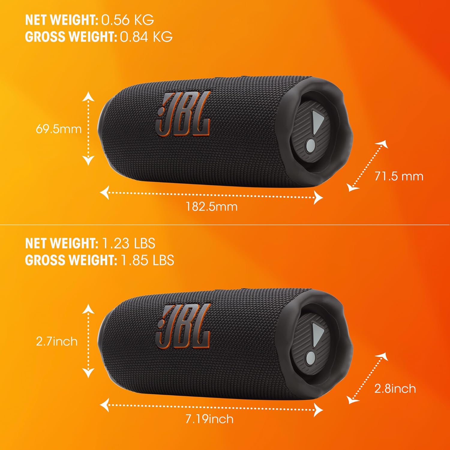  JBL Flip 7 Waterproof Bluetooth Speaker 🔊 16Hr Playtime | Rugged Outdoor Sound