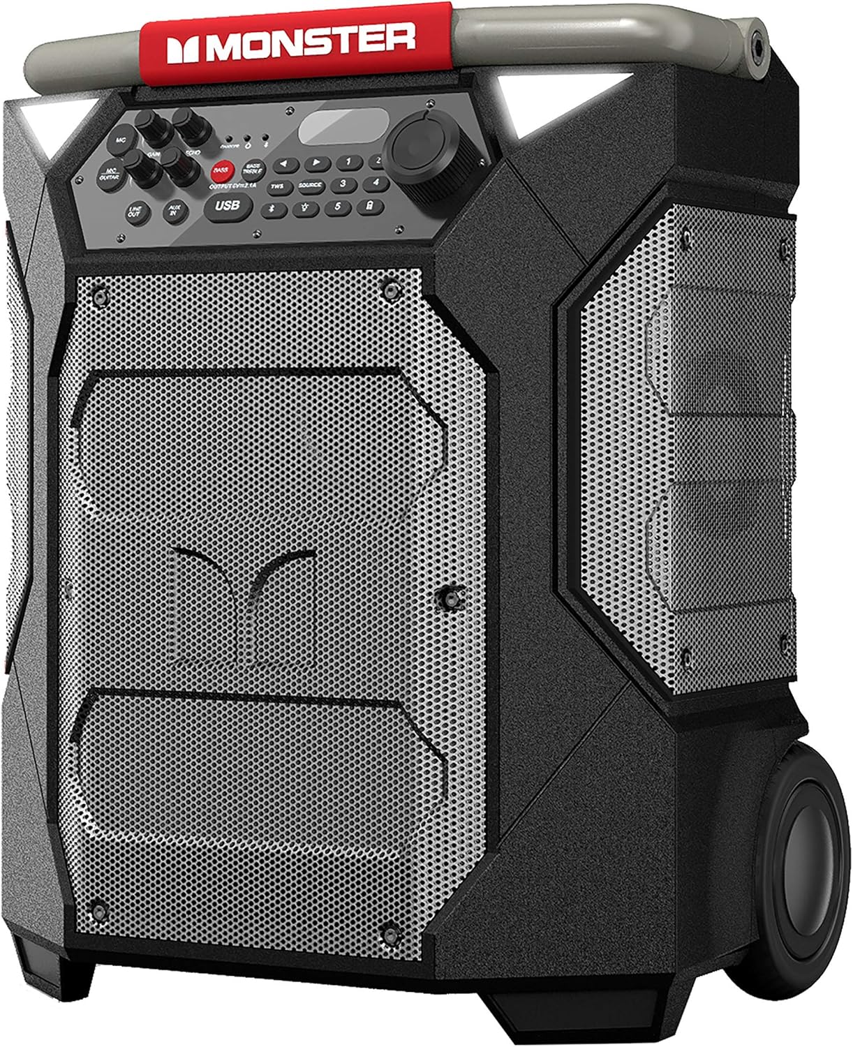 200W Monster Rockin’ Roller 270 Portable Bluetooth Speaker – 100hr Battery & Outdoor Party Sound 🔊
