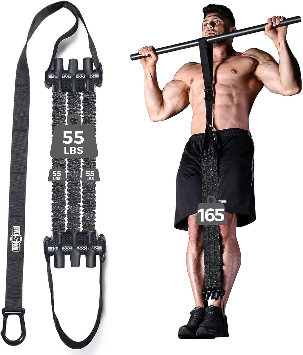 Pull-Up Assist Bands for Home Gym 💪 Adjustable Resistance Trainer for Stronger Pull-Ups