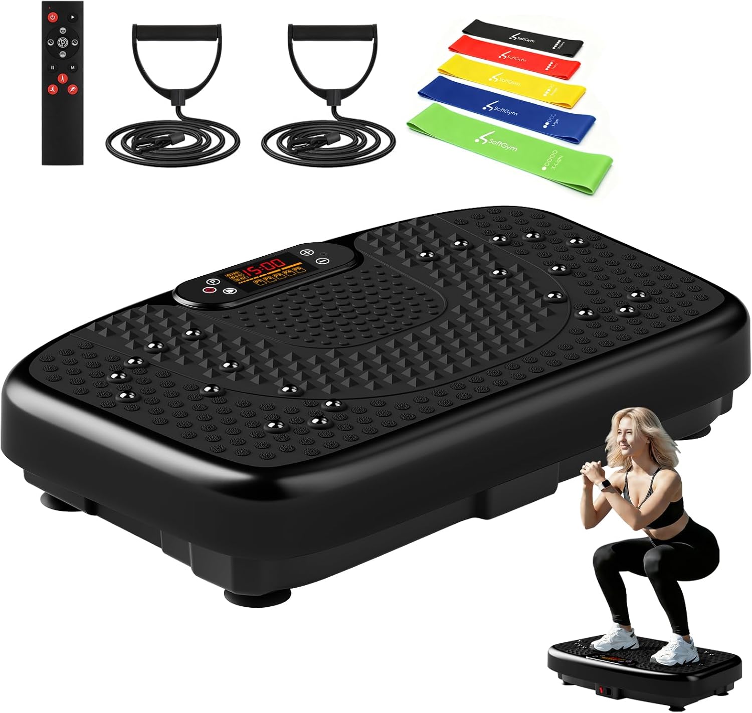 Vibration Plate Exercise Machine for Lymphatic Drainage & Full-Body Home Workouts 💪