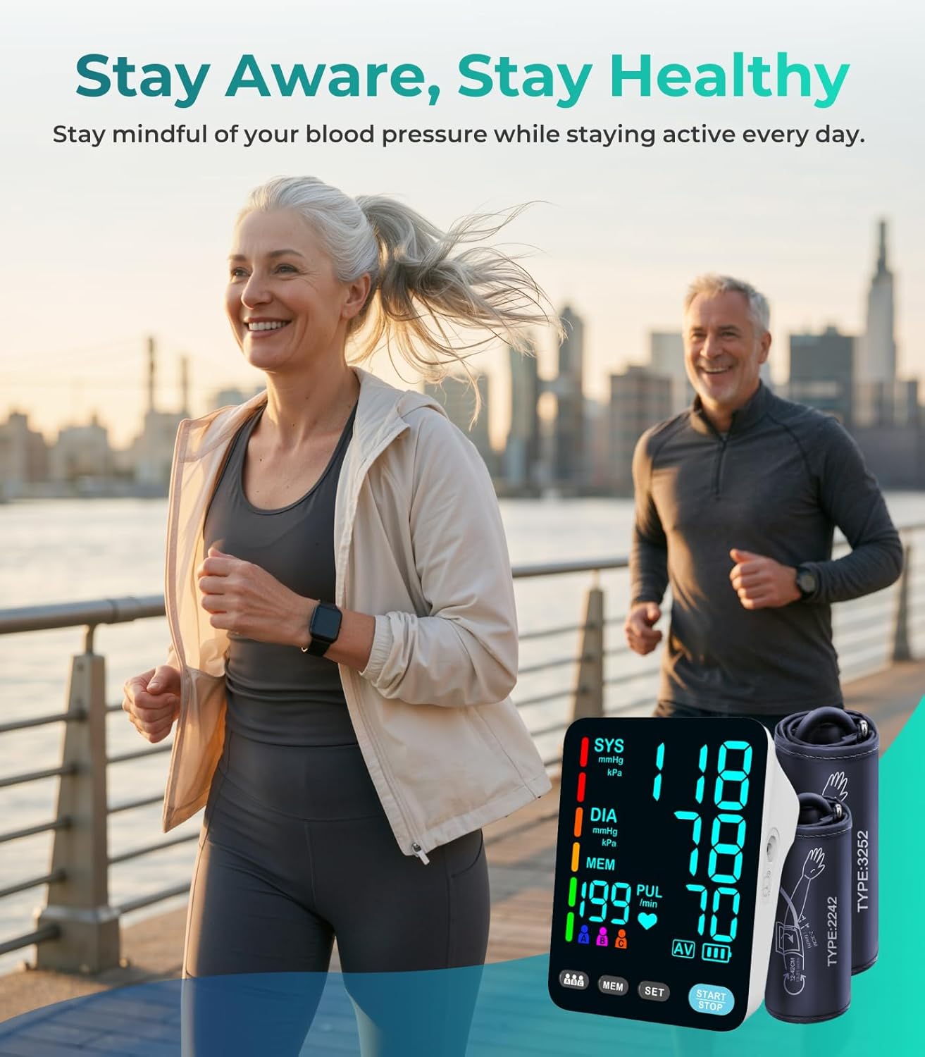 Yonlo Automatic Upper Arm Blood Pressure Monitors for Home Use - HSA/FSA Eligible