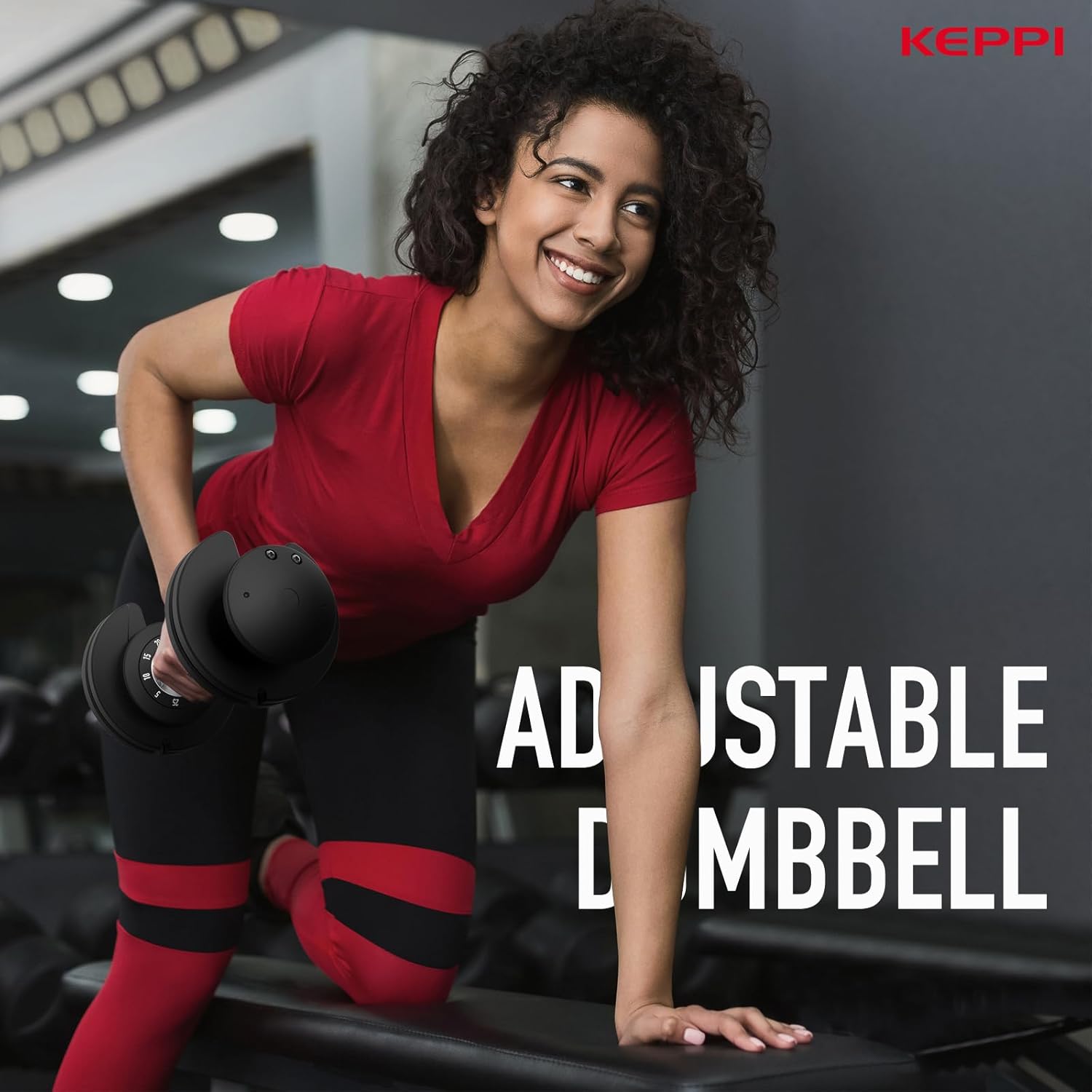 Adjustable Dumbbells Set (5–25 lb) – Space-Saving Home Gym Strength Training 💪