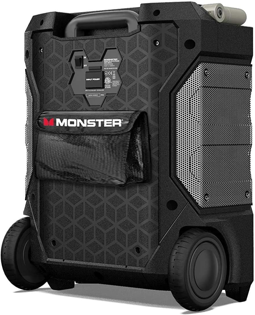 200W Monster Rockin’ Roller 270 Portable Bluetooth Speaker – 100hr Battery & Outdoor Party Sound 🔊