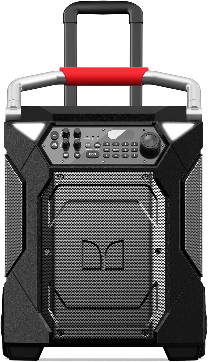 Monster Rockin’ Roller 360 Portable Bluetooth Speaker – 240W Outdoor Party Sound System 🔊