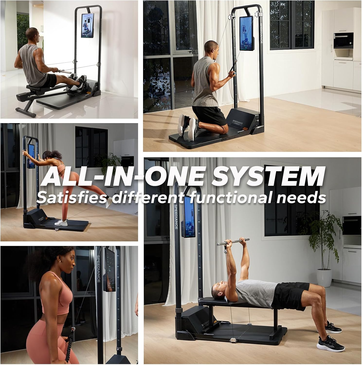 AI Smart Home Gym System – All-in-One Strength Trainer for Full-Body Workouts 🏋️‍♂️💪
