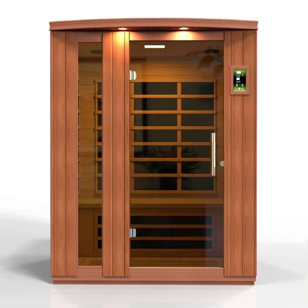 Dynamic Lugano 3-Person Low EMF FAR Infrared Sauna (Canadian Hemlock)