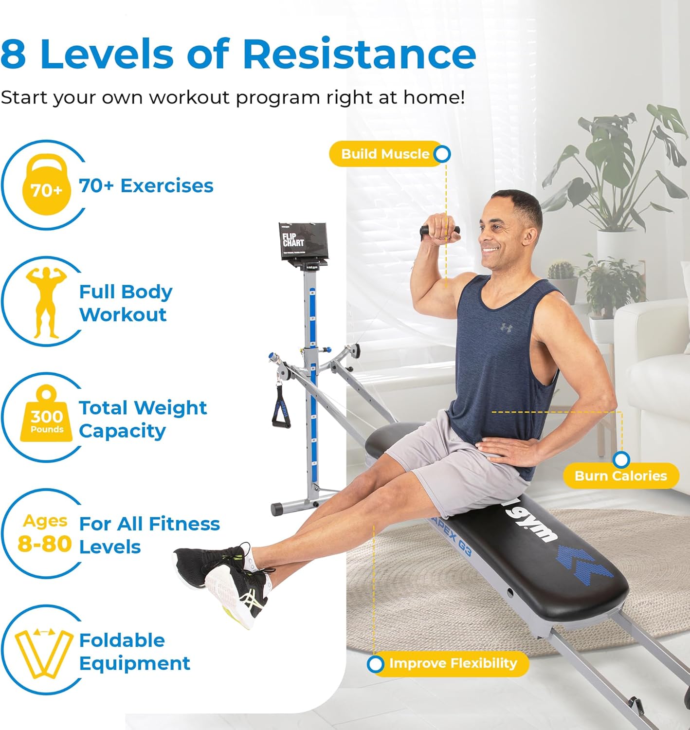 Total Gym APEX G3 Home Gym System 💪 70+ Exercises | Full Body Strength Training Machine