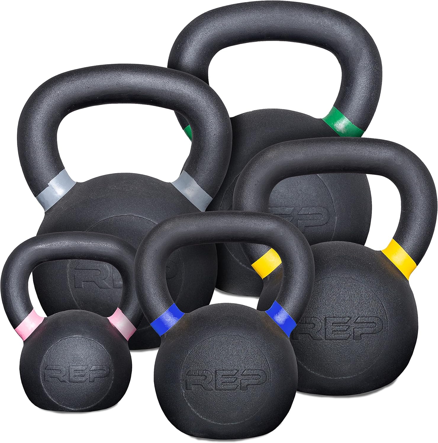 REP Fitness Kettlebell Set and Singles, 4kg to 24kg, 9lb to 53lb Weight Range