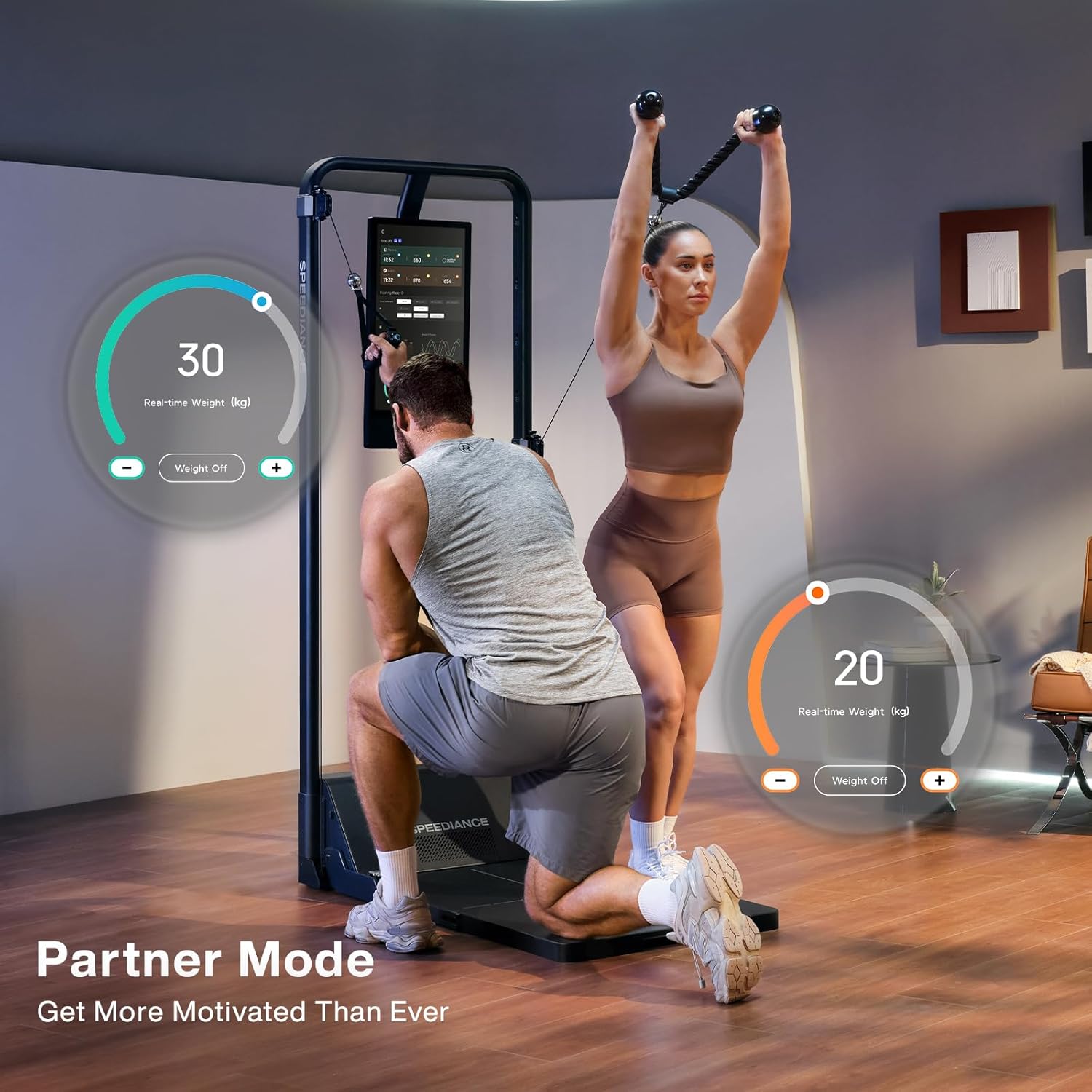 AI Smart Home Gym Machine – All-in-One Strength Training System for Full-Body Workouts 💪