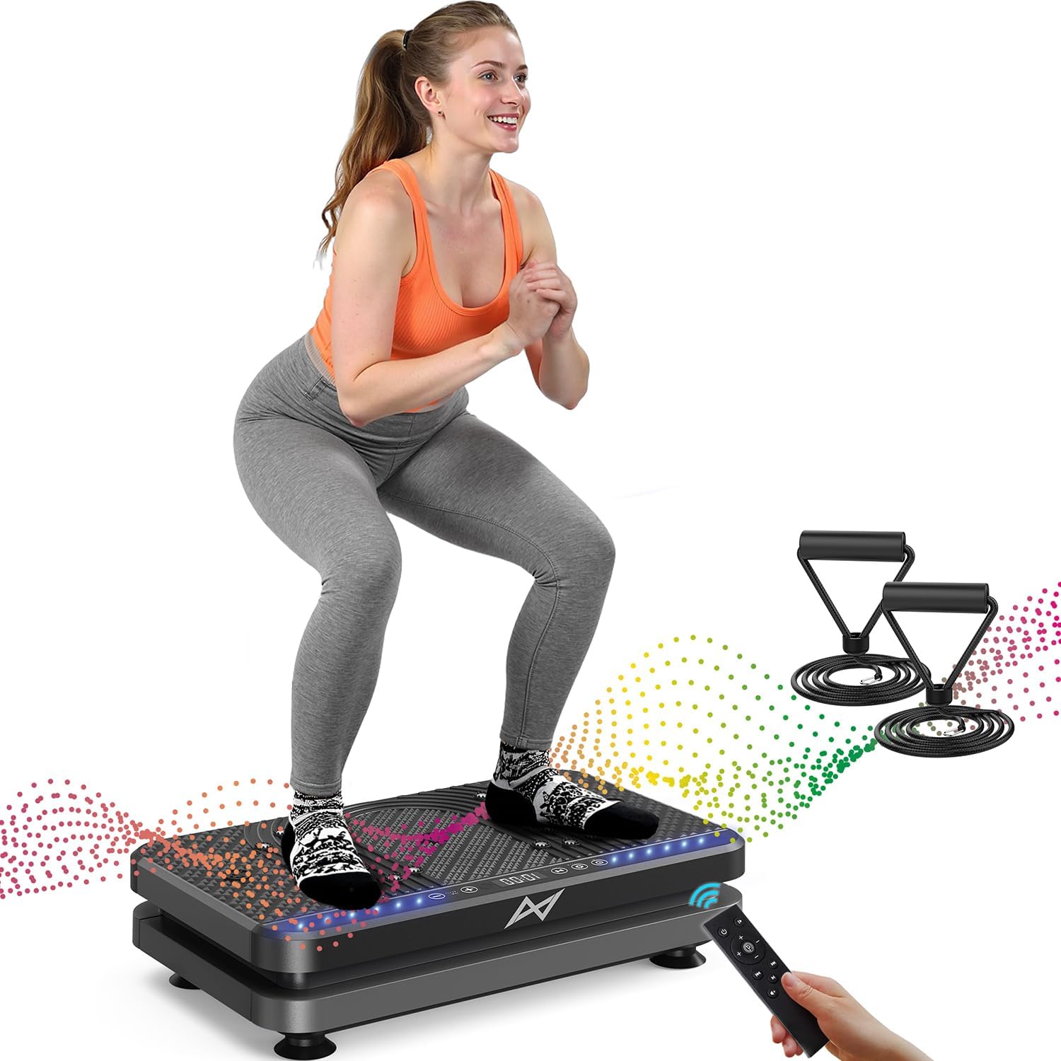 Vibration Plate Exercise Machine for Lymphatic Drainage & Full Body Workouts 💪
