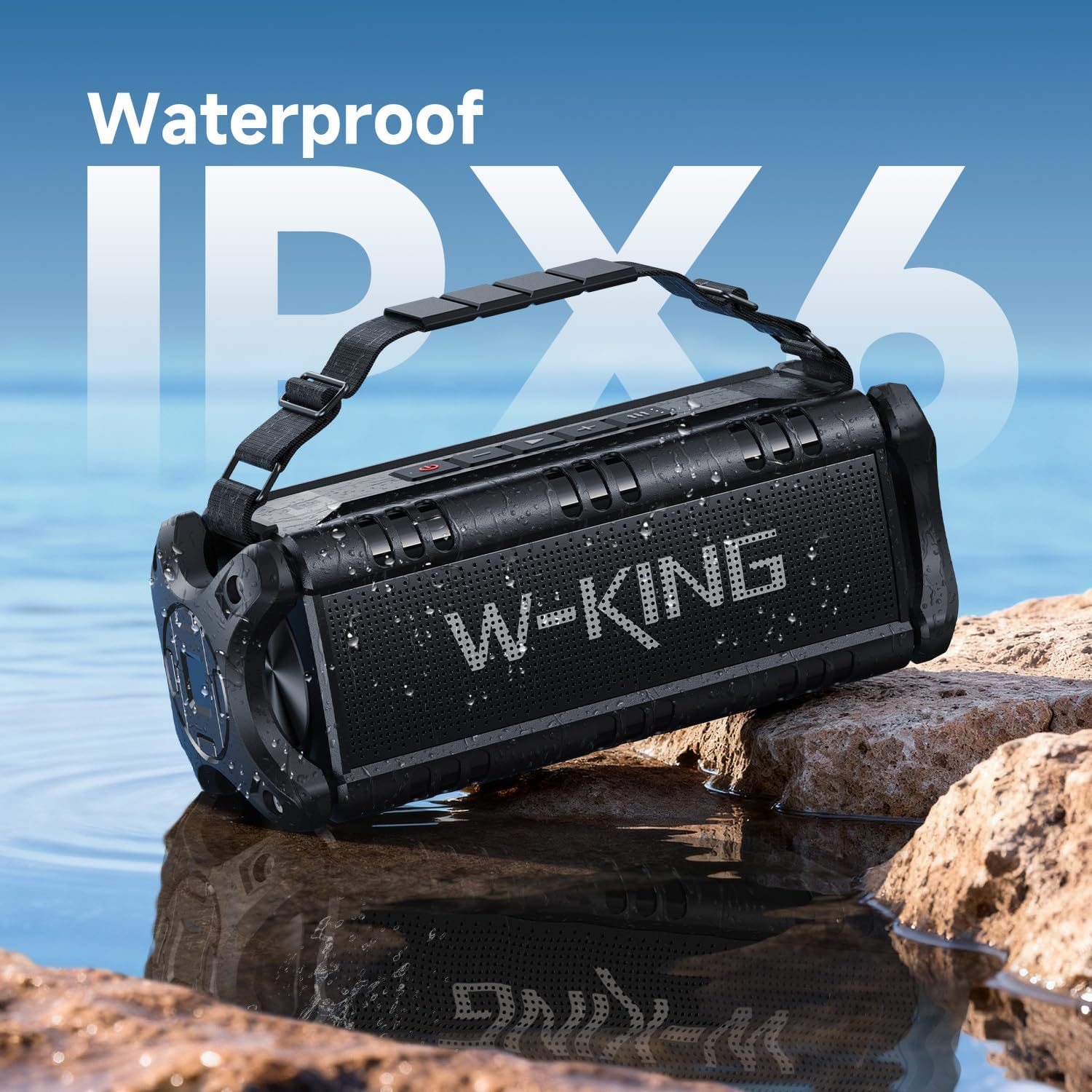 90W Waterproof Bluetooth Speaker with Deep Bass 🔊 Portable Outdoor Party Speaker