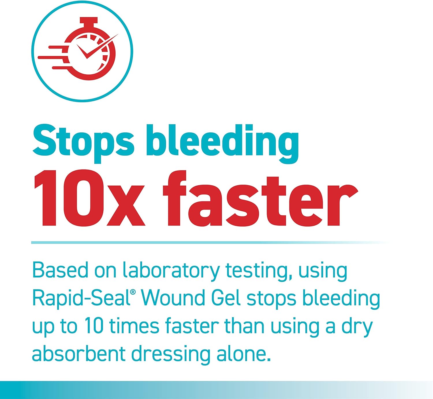 Rapid-Seal Wound Gel to Stop Bleeding Fast 🩹 Emergency First Aid Essential - HSA/FSA Eligible