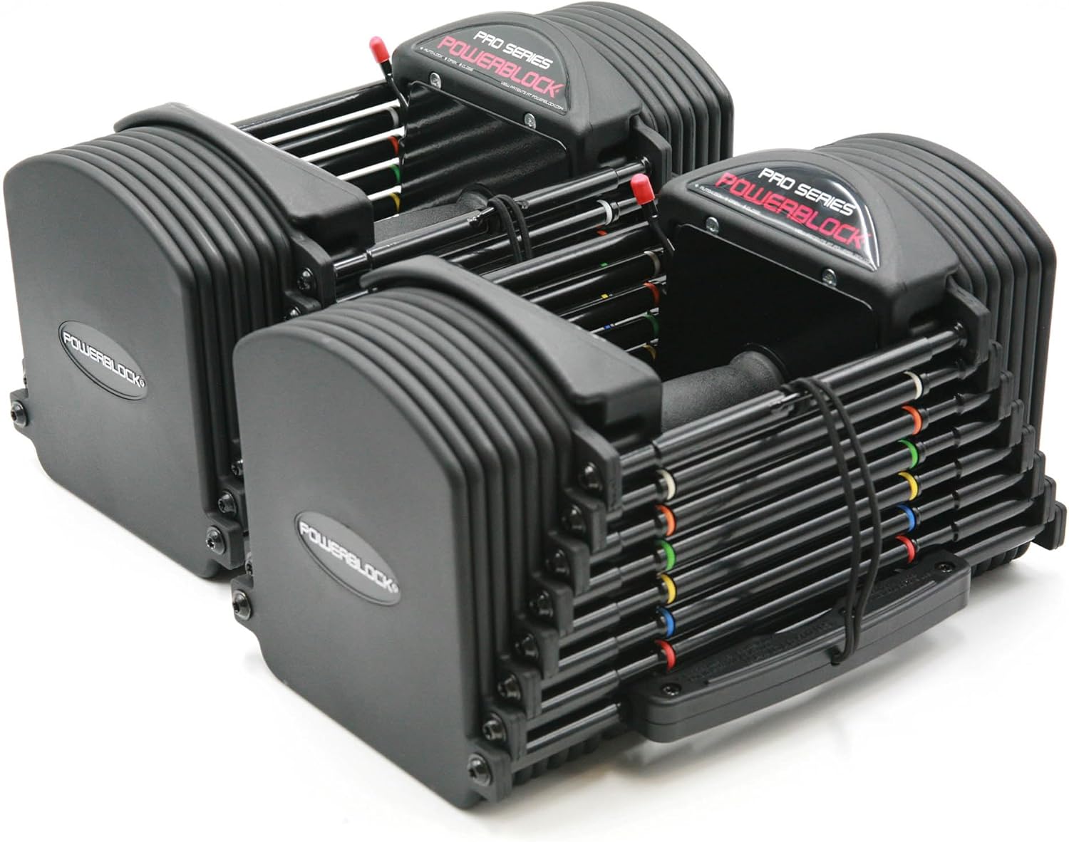 PowerBlock Pro 50 Adjustable Dumbbells, Sold in Pairs, 5-50 lb. Dumbbells