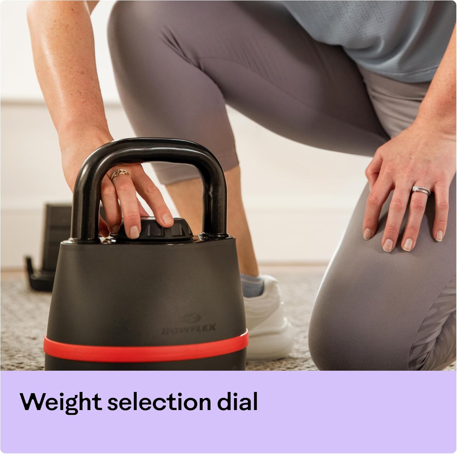 BowFlex SelectTech 840 Adjustable Kettlebell – Space-Saving Home Gym Weight (8–40 lbs) 💪