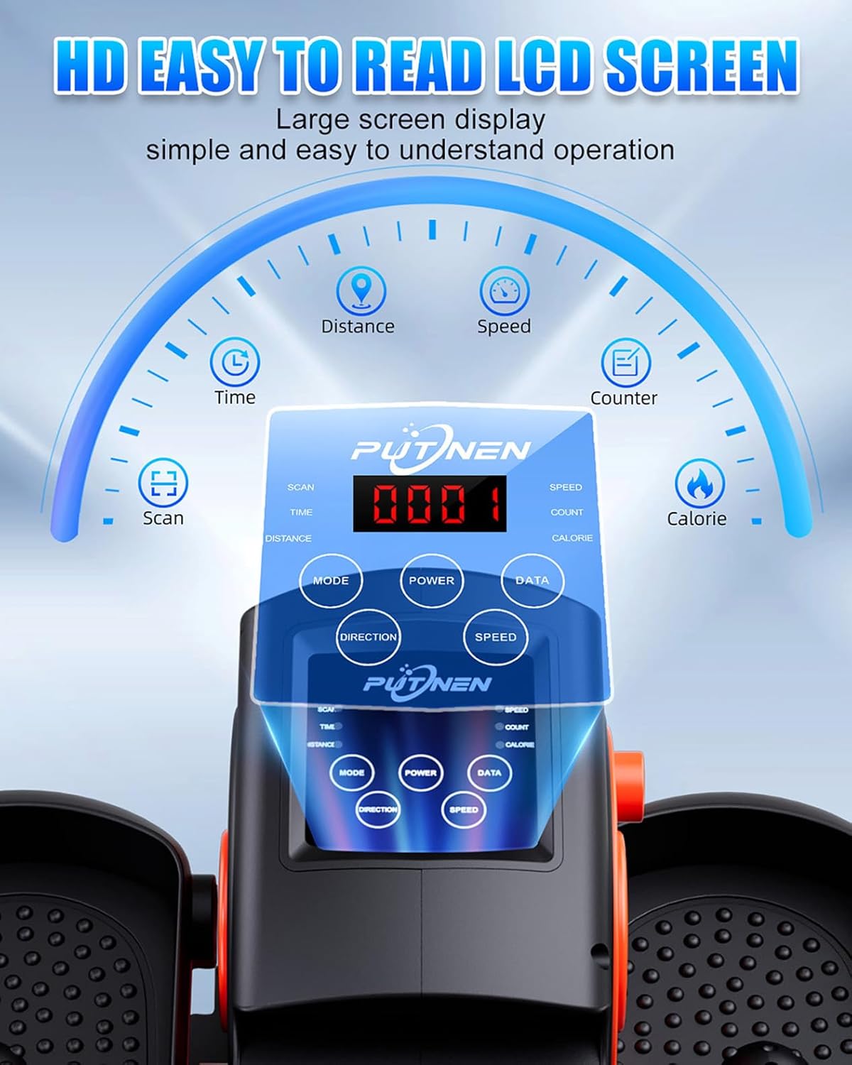 Under Desk Elliptical Machine for Home & Office – Quiet Low-Impact Seated Cardio 🚴‍♂️