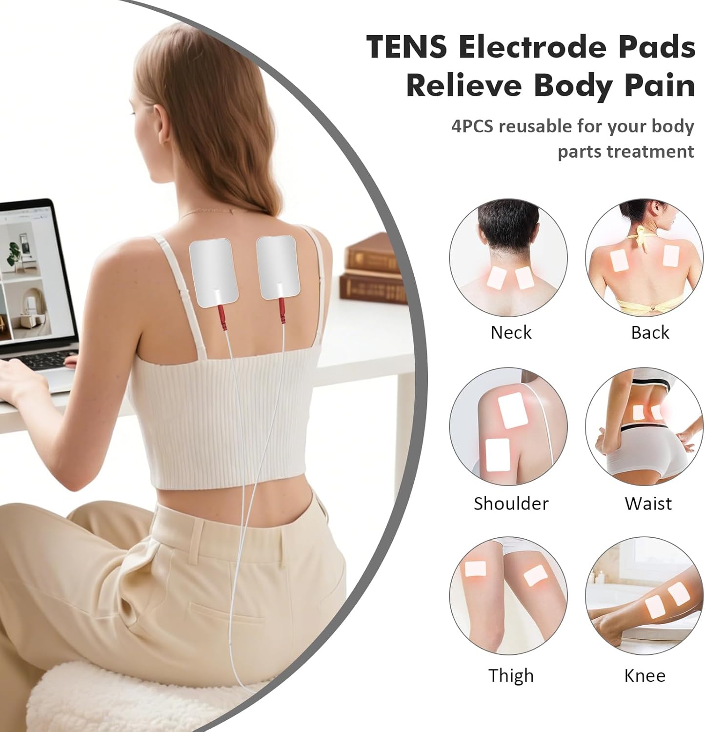 Auxoliev EMS Foot Massager Mat (HSA/FSA Eligible) Circulation & Muscle Relaxation Therapy