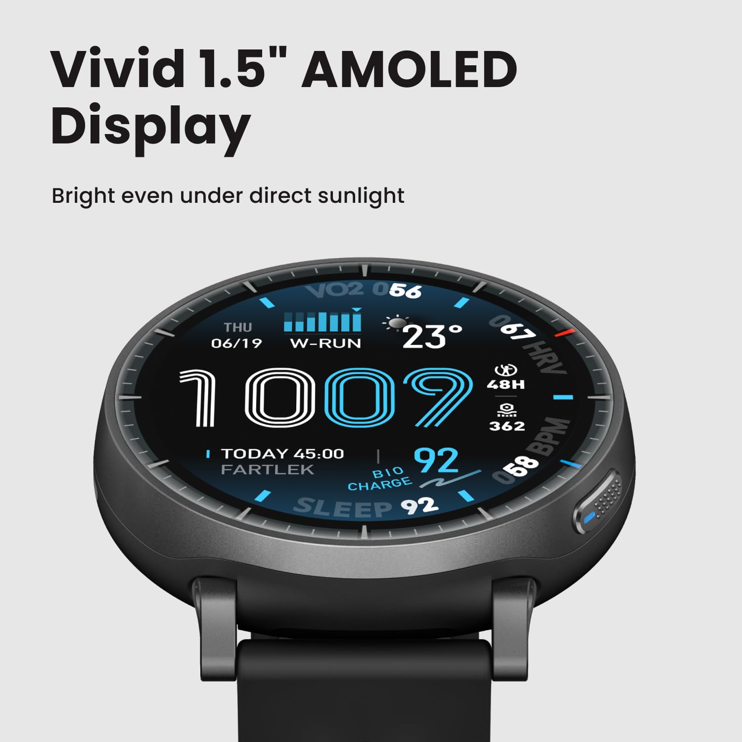 Amazfit Active Max Smart Watch 🏃‍♂️ 1.5″ AMOLED GPS Fitness & Sport Smartwatch with 25-Day Battery