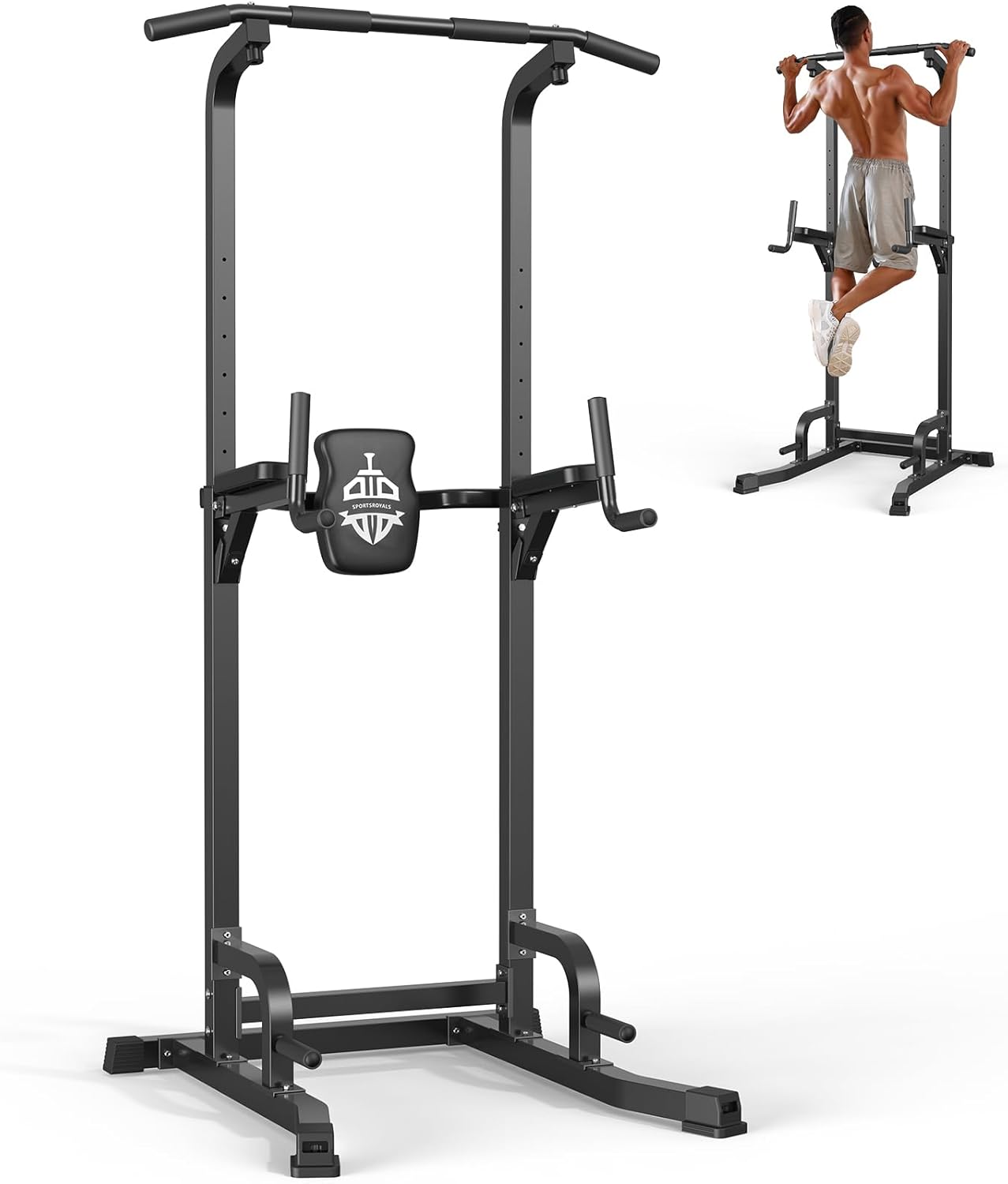 10-in-1 Power Tower Pull Up & Dip Station for Home Gym | Full-Body Strength Trainer 💪