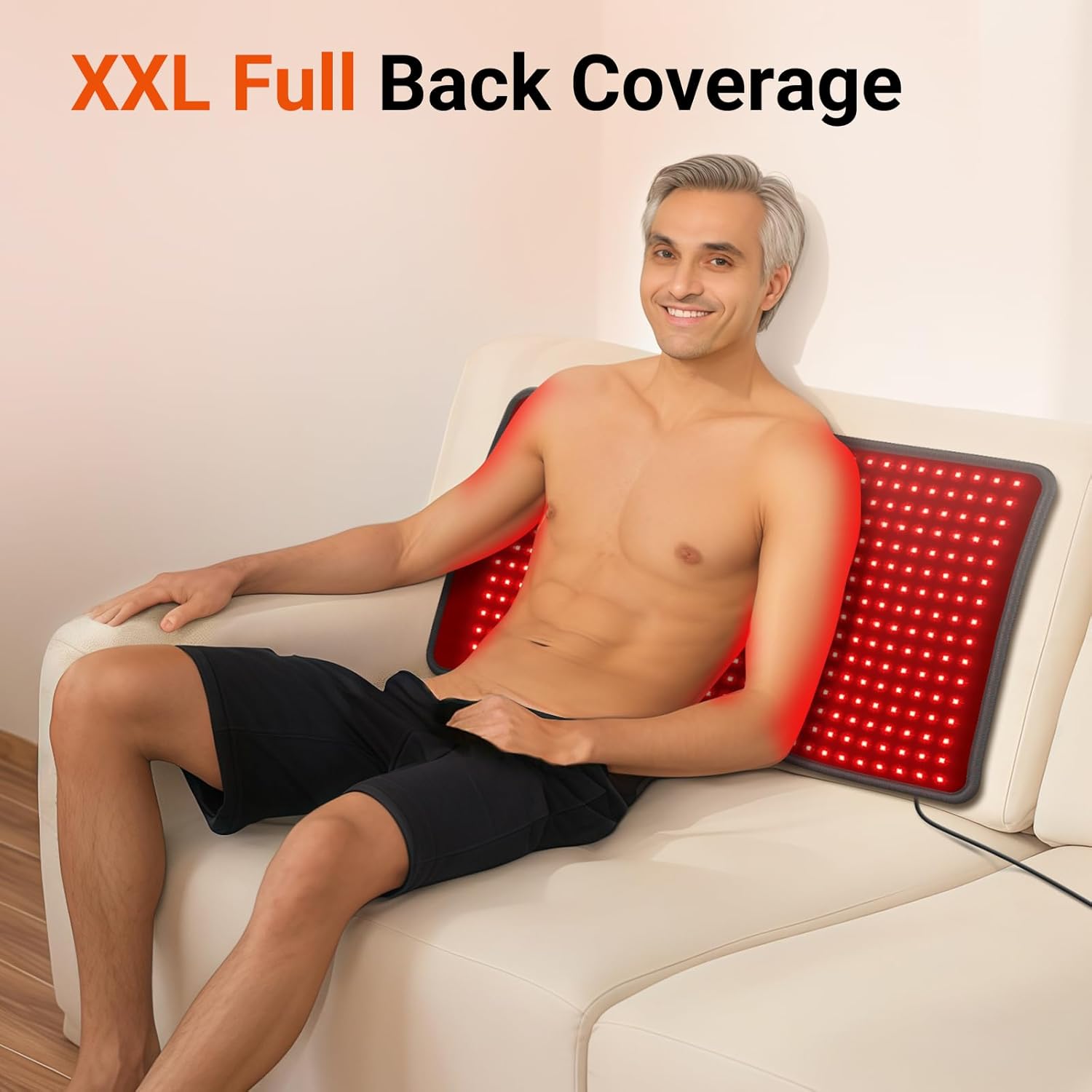 Comfytemp Red Light Therapy Mat – 480 LED Infrared Pad for Muscle Recovery & Pain Relief - HSA/FSA Eligible 